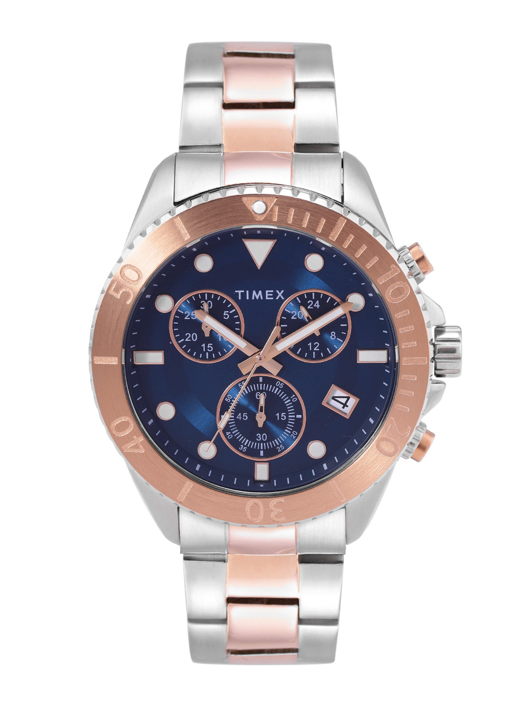 Timex Men Stainless Steel Bracelet Style Straps Analogue Chronograph Watch TWEG20101