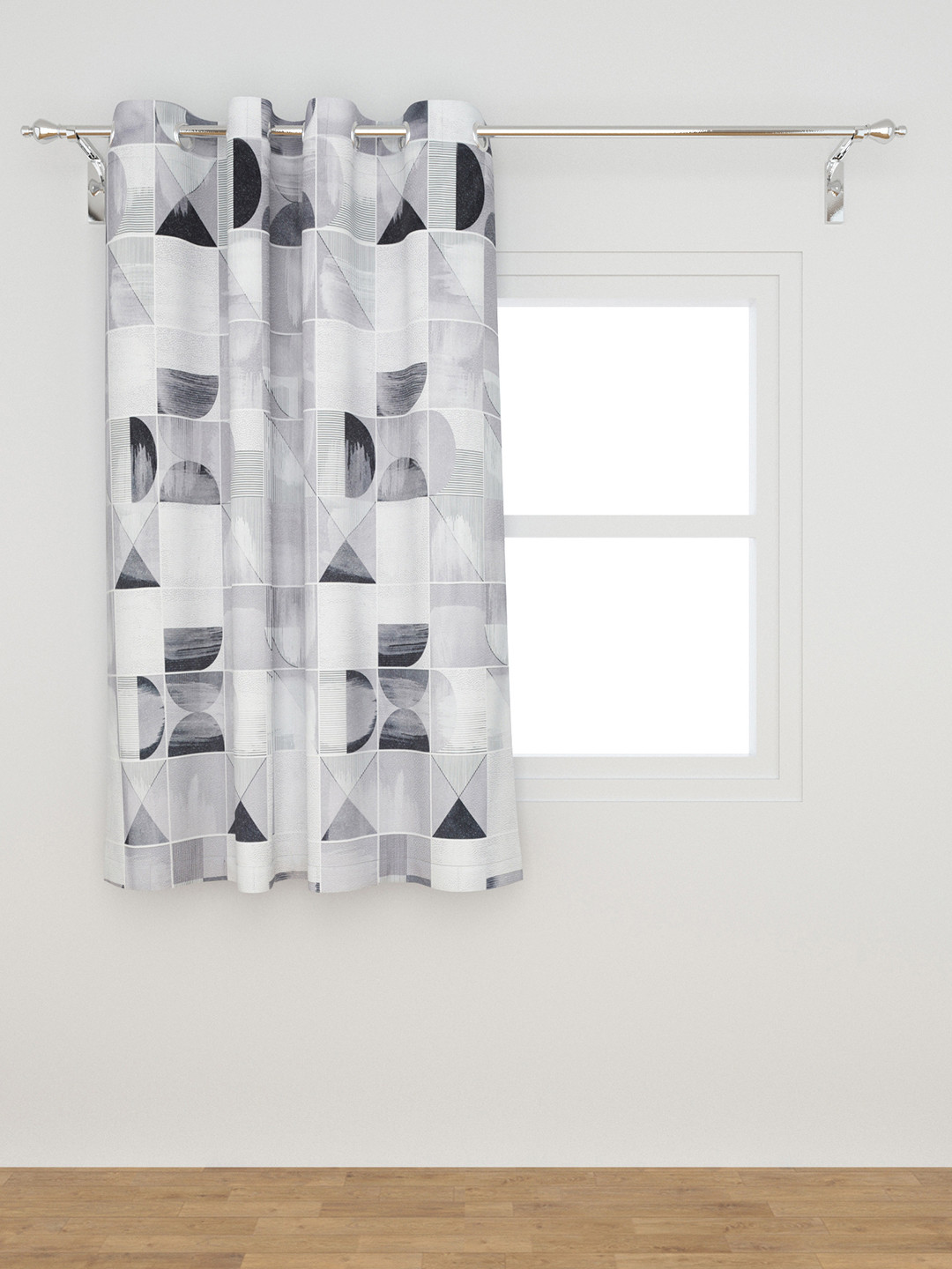 Home Centre Grey Window Curtain