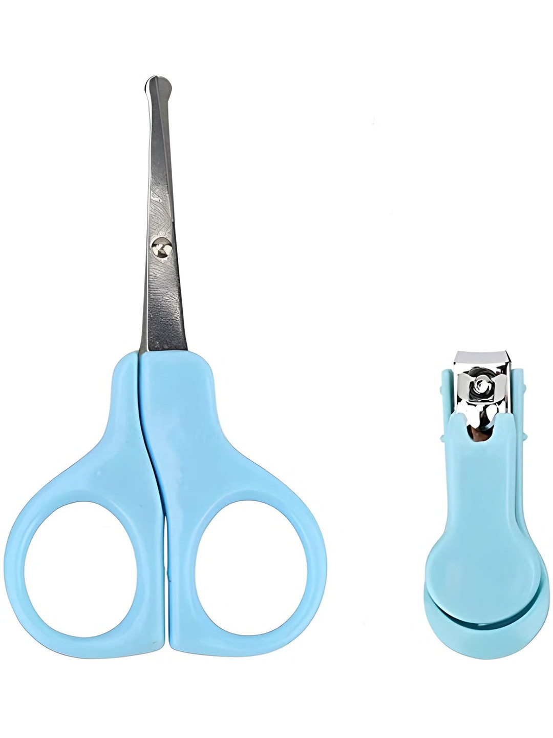 SYGA Kids Set Of 2 Blue Scissors & Nail Cutter Set