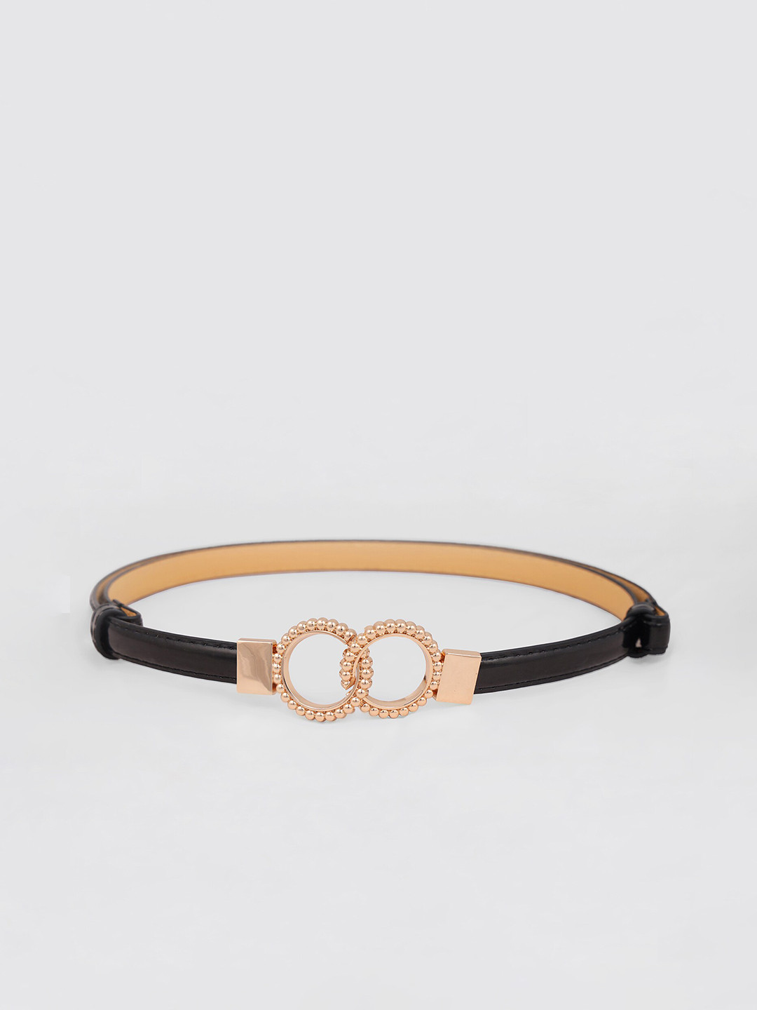 CRUSSET Women Black Stretchable Belt