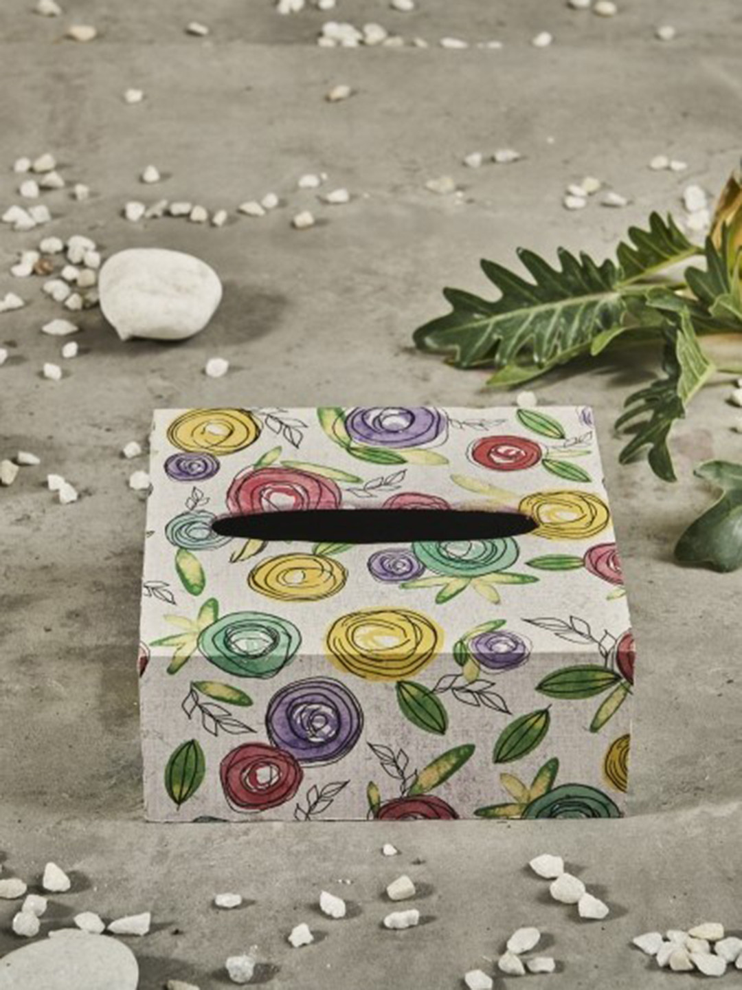 A Tiny Mistake Olive Green Tissue Box Holder