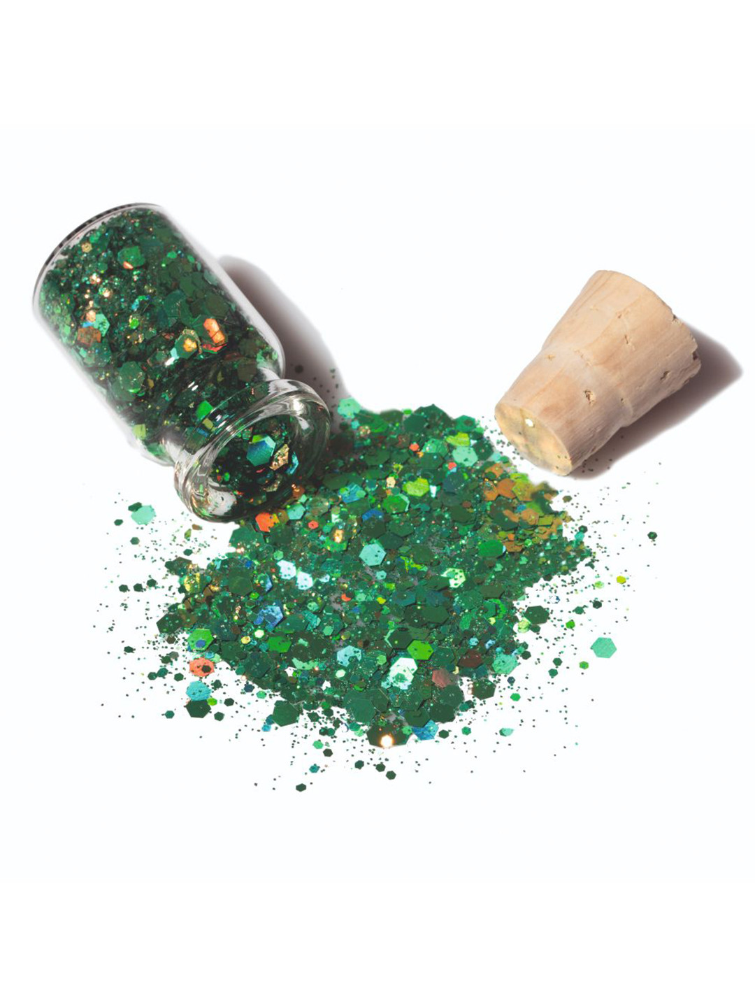 KINGDOM OF LASHES Vegan Glitter Eyeshadow - Midnight Green