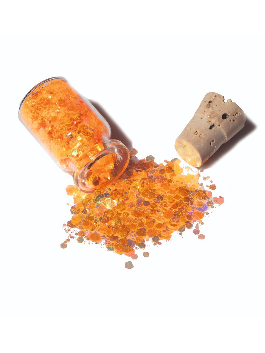 KINGDOM OF LASHES Vegan Glitter Eyeshadow - Sunset Orange