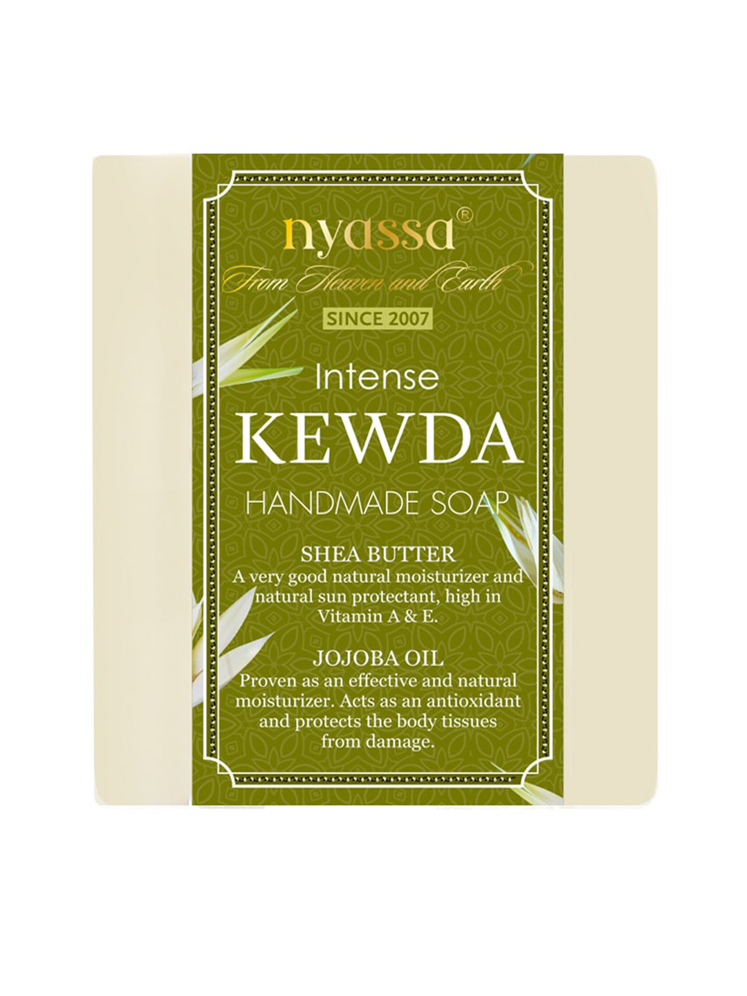 Nyassa Intense Kewda Soap with Jojoba Oil & Shea Butter for Deep Moisturizing - 150g