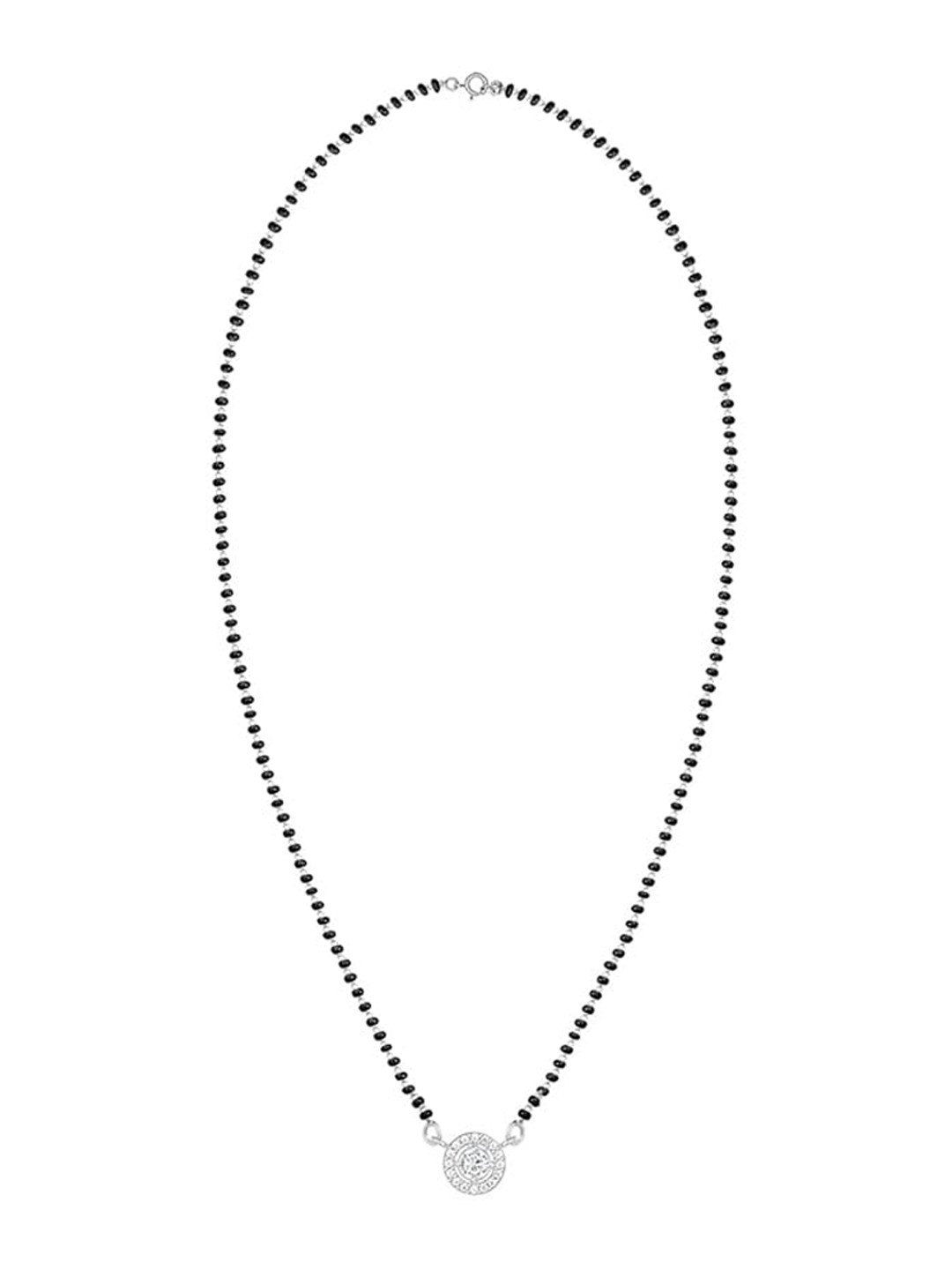 GIVA 925 Sterling Silver Rhodium Plated Drizzle Drop Mangalsutra