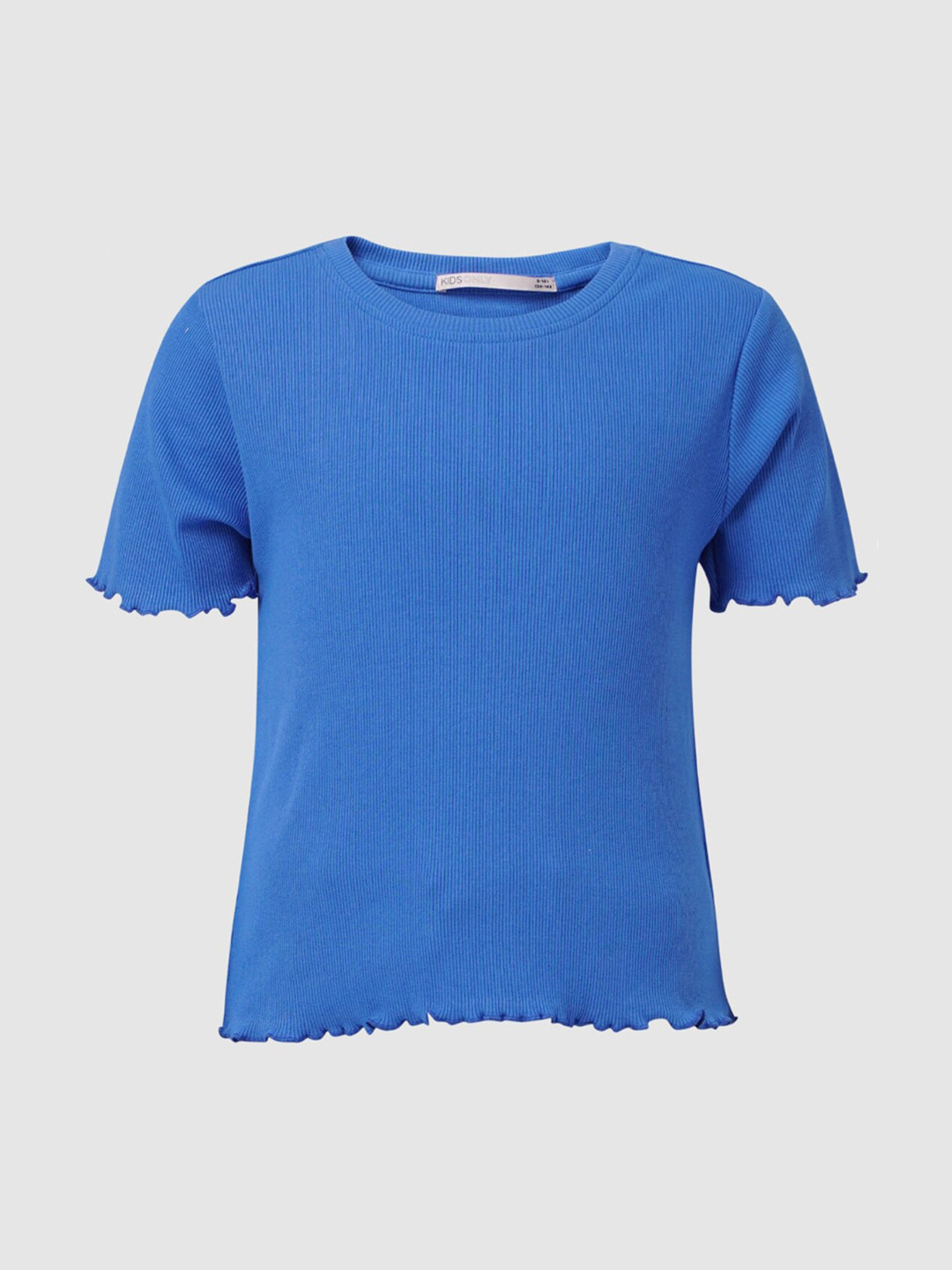 KIDS ONLY Girls Blue Solid T-shirt