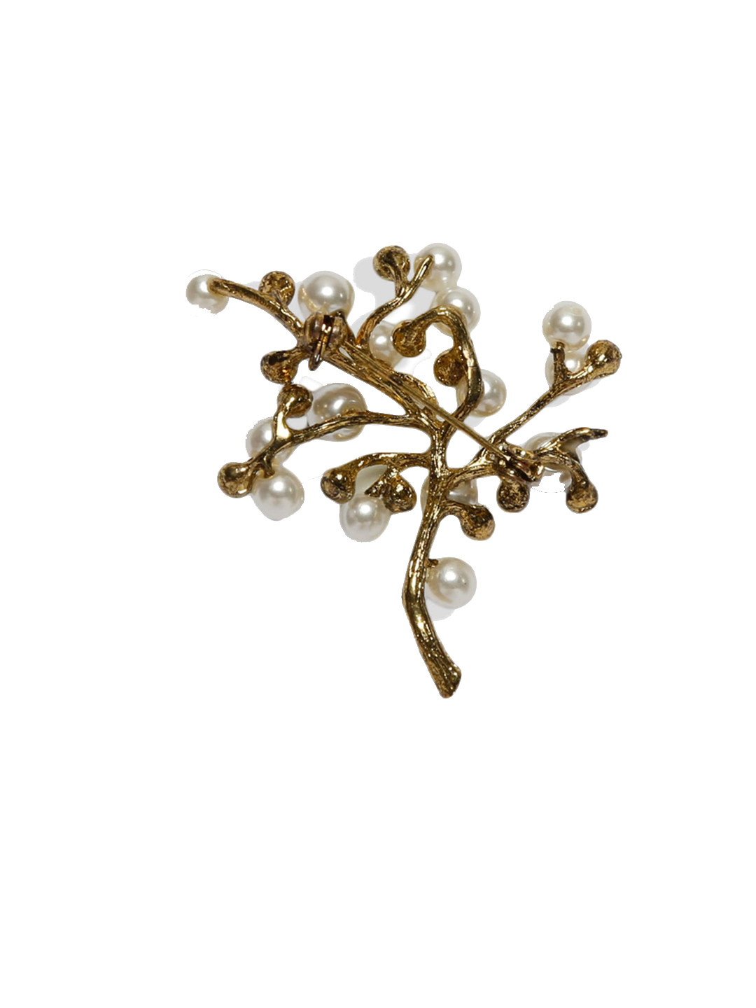 Hashburys Unisex Gold Brooch