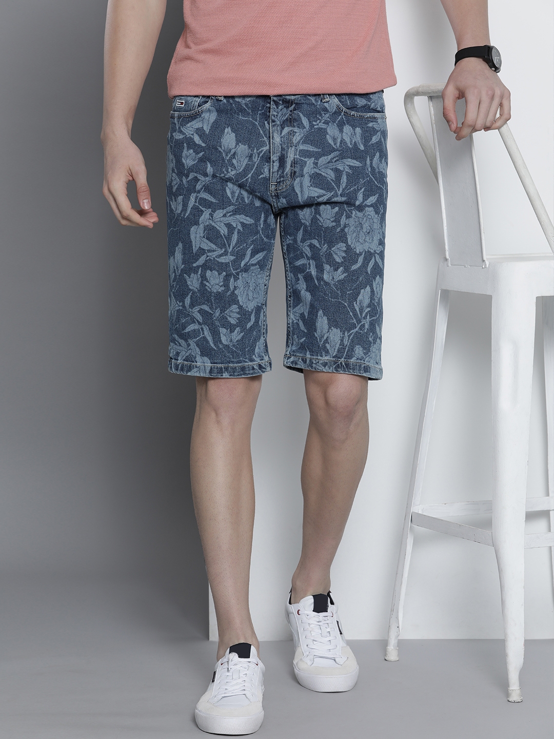 Tommy hilfiger mens denim shorts sales