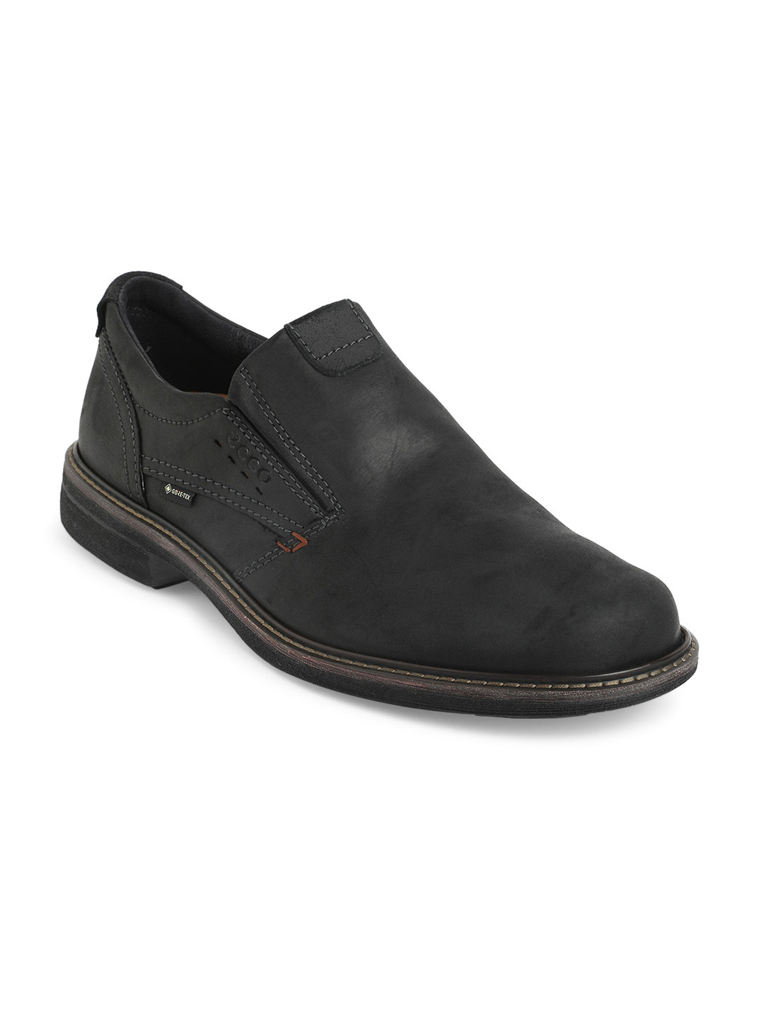 ECCO Mens Seasonal Collection Black Nubuck Regular Formal Shoes