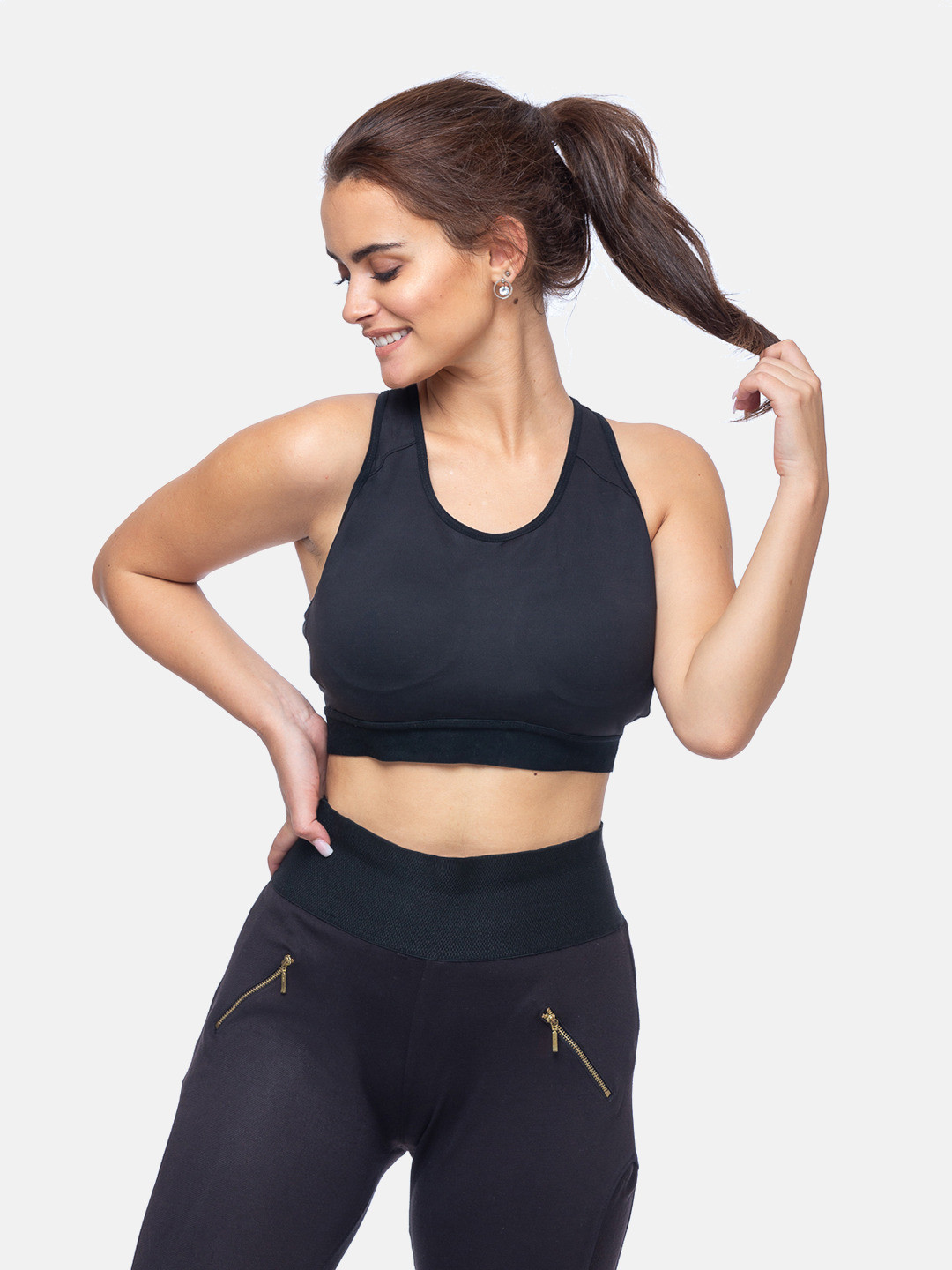 CURWISH Black Bra Lightly Padded BRC-01B-Black