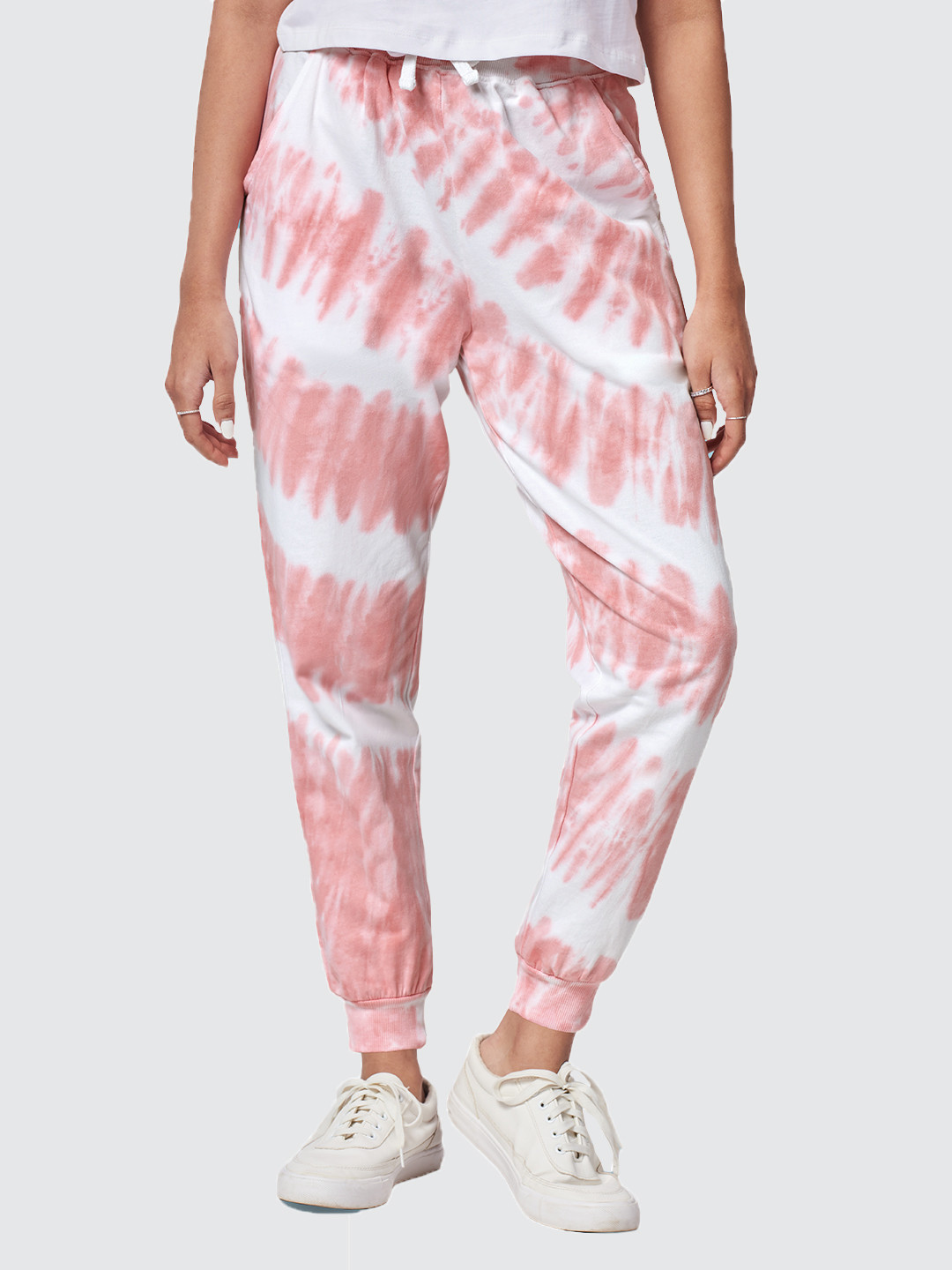Buy The Souled Store Women Tie Die Print Cotton Joggers Track