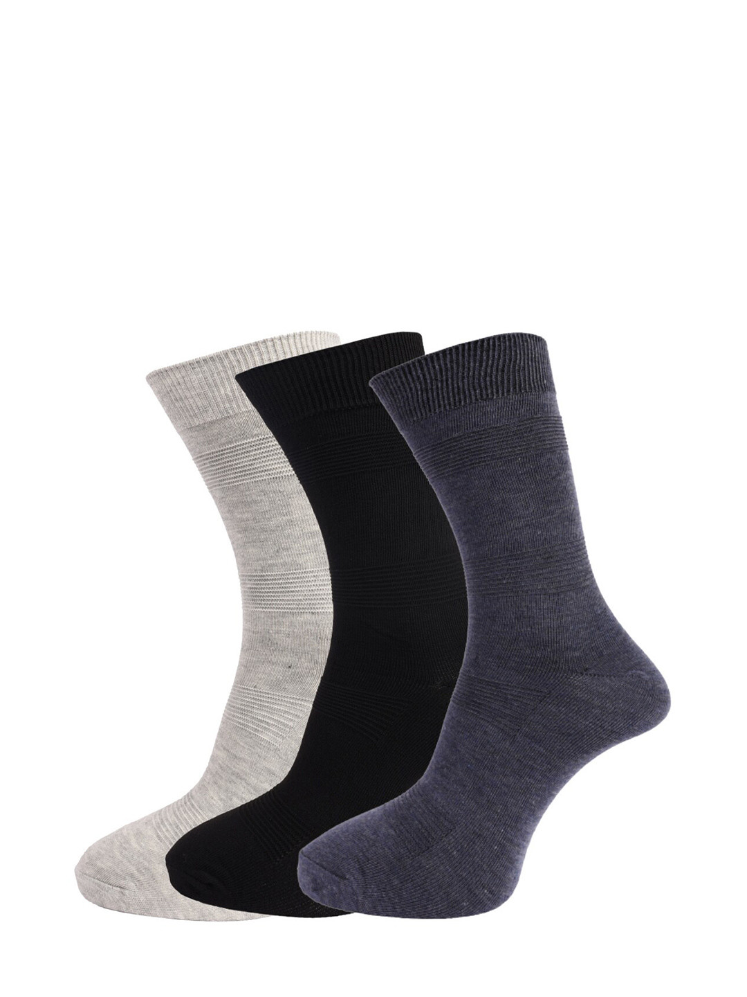 Dollar Socks Men Set of 3 Assorted Full Length Socks