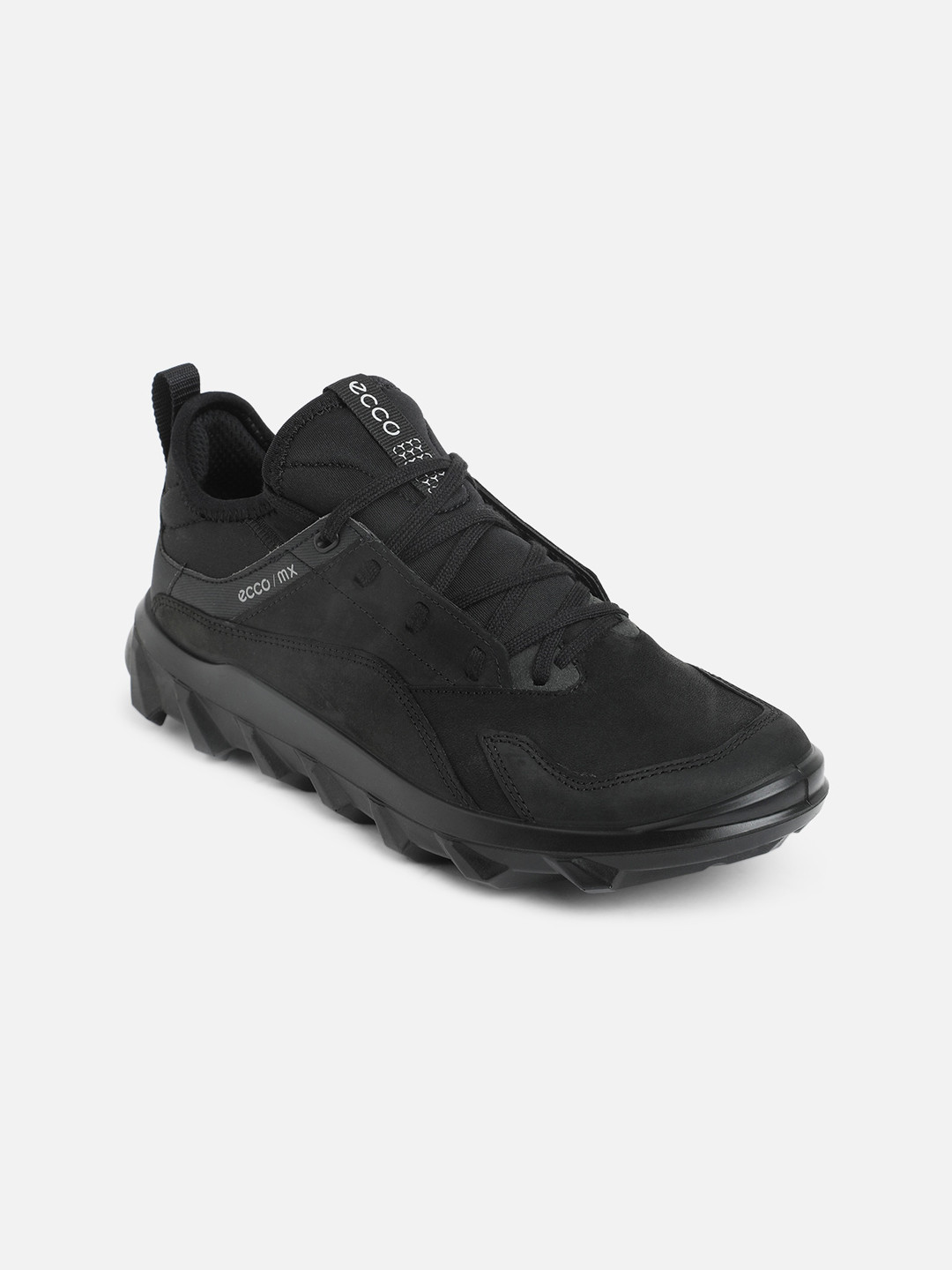 ECCO Womens Performance Black Nubuck Regular Outdoor Shoes
