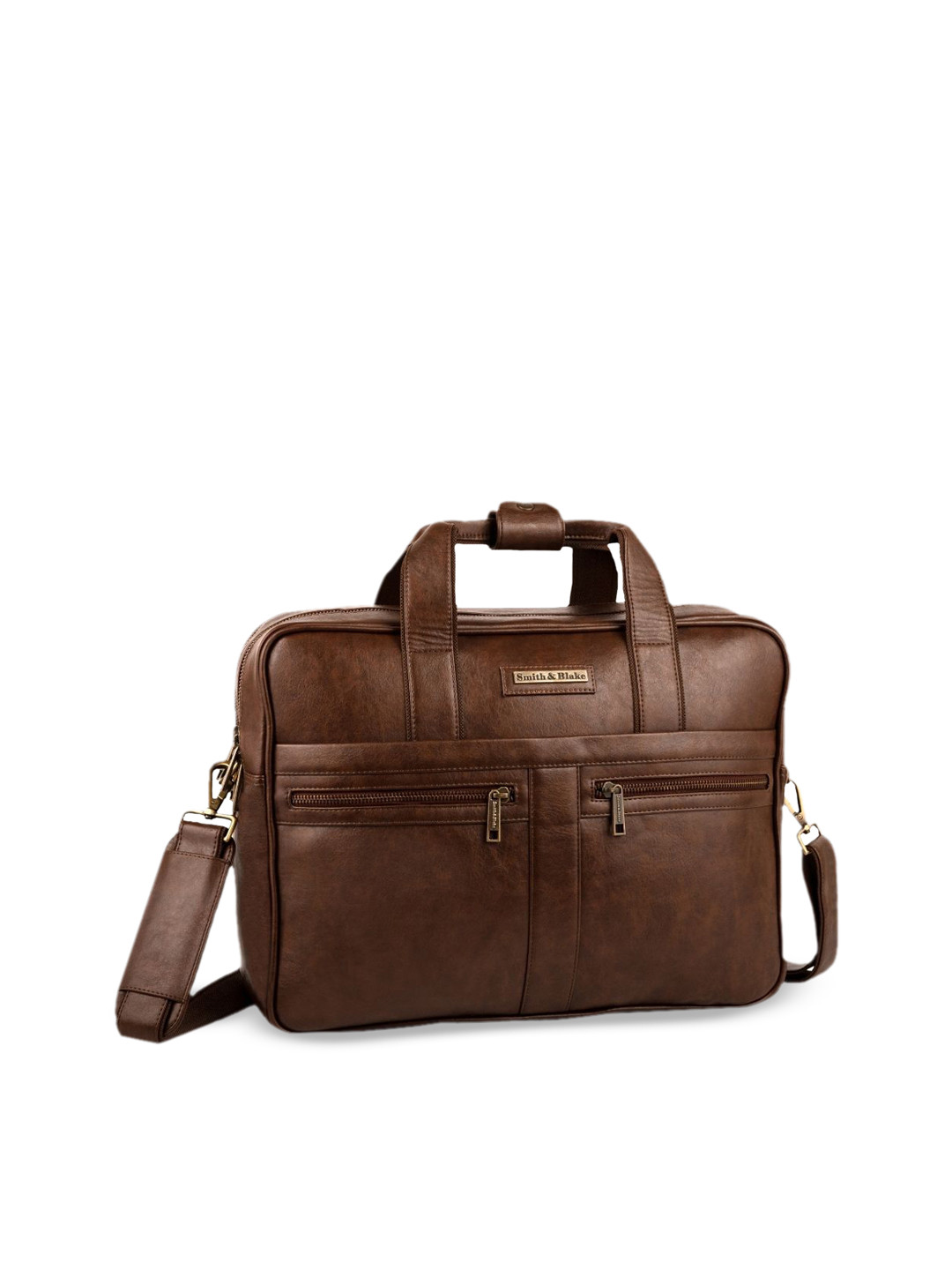 Smith & Blake Unisex Brown Messenger Bag