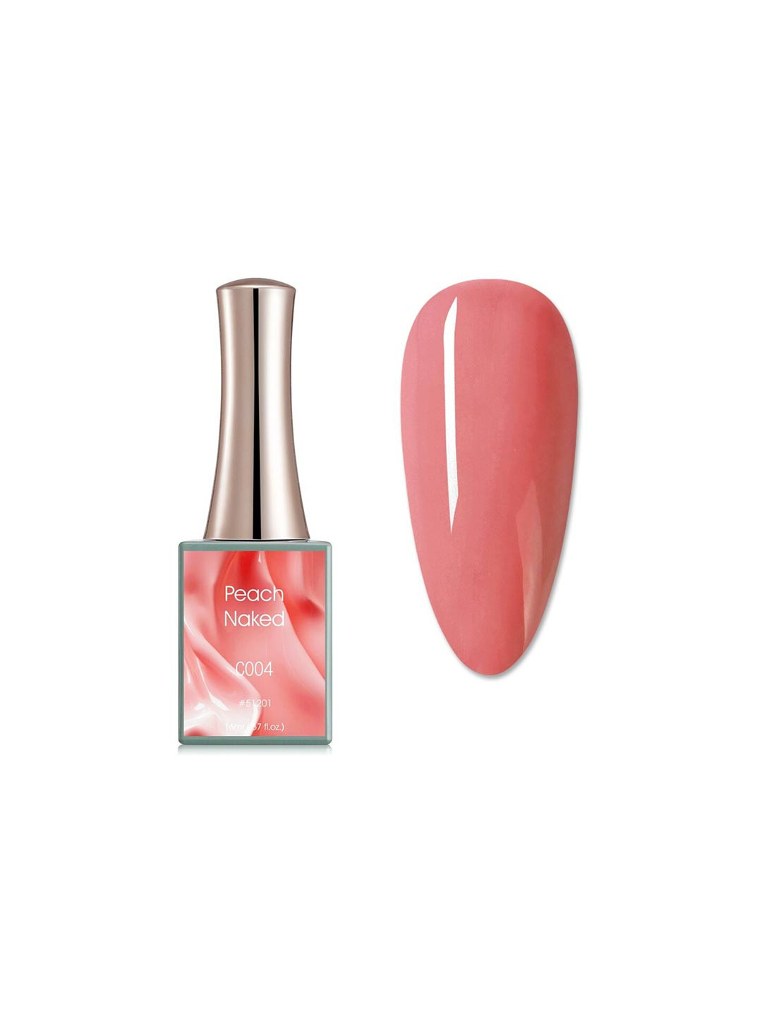 CANNI Peach Naked Series Nail Gel Polish - C004