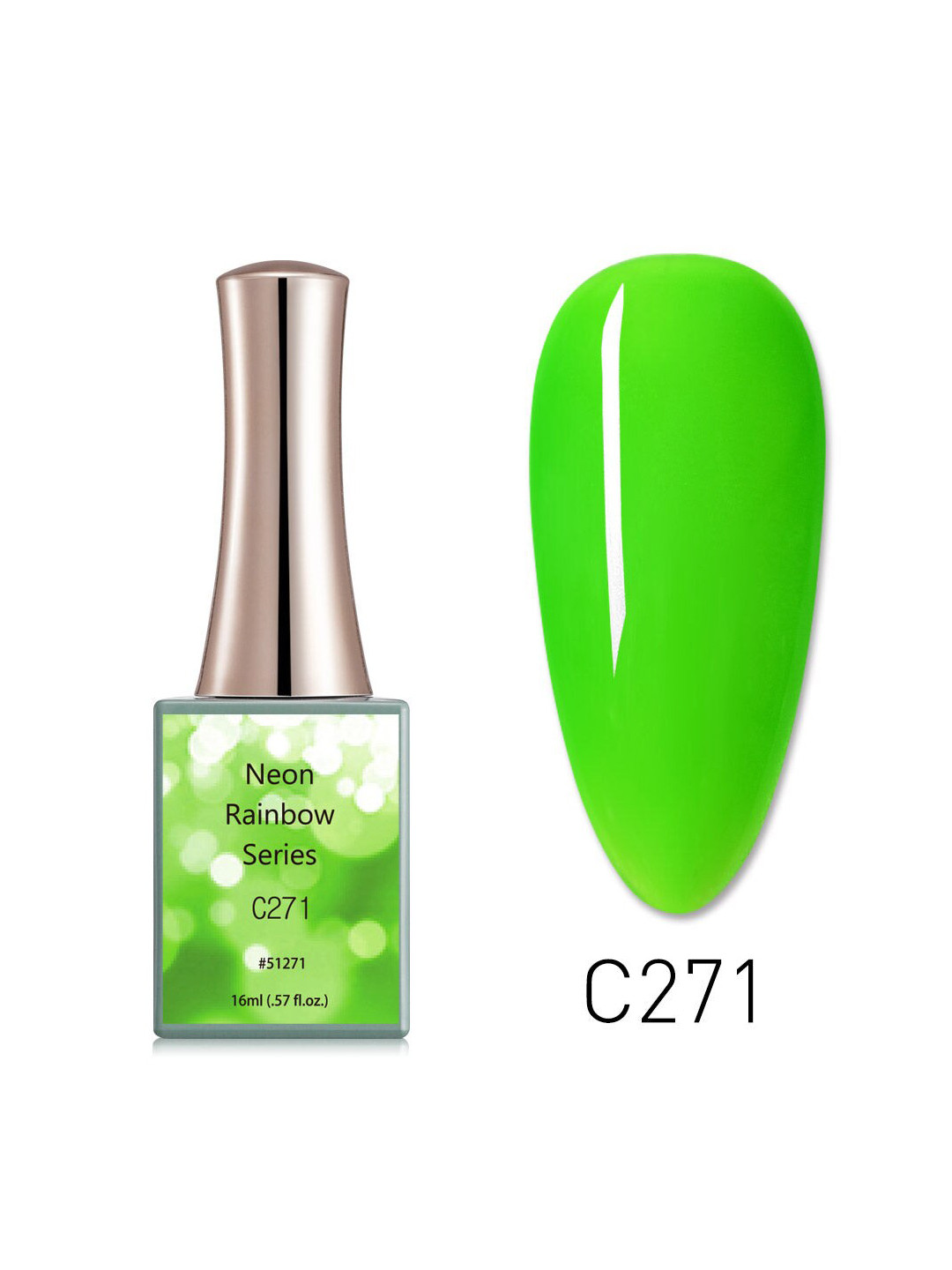 CANNI Neon Rainbow Series UV Gel Nail Polish - C271
