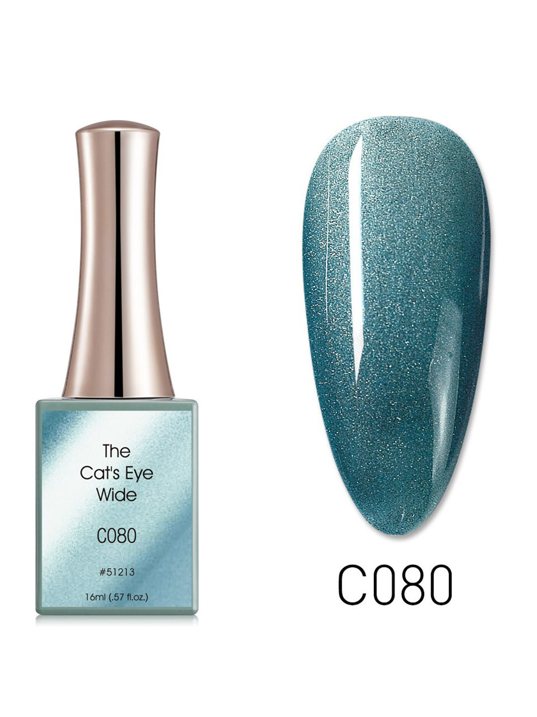 CANNI The Cat Eye Wide Series UV LED Gel Nail Polish - C080