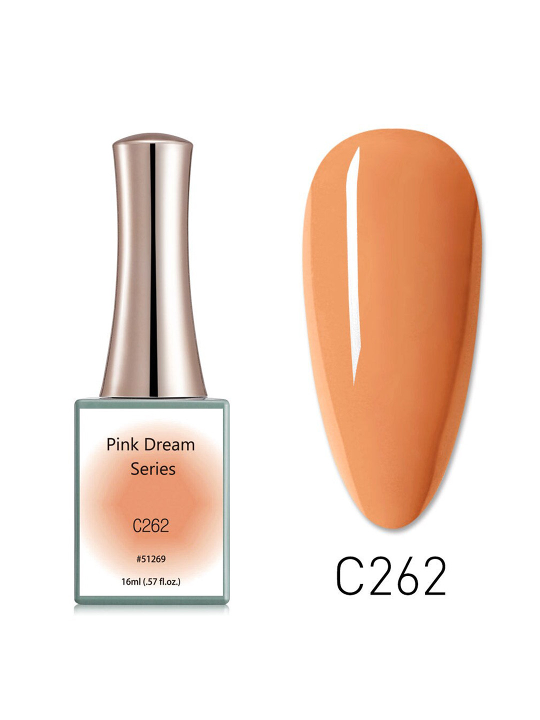 CANNI Pink Dream Series UV LED Gel Nail Polish - C262