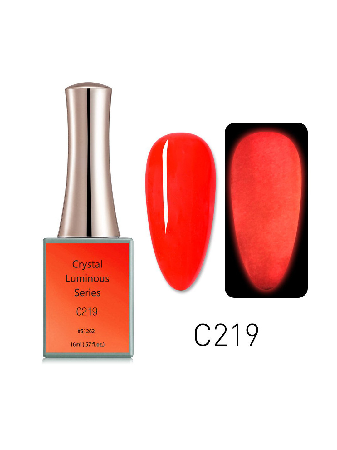 CANNI Crystal Luminous Series UV LED Gel Nail Polish - C219