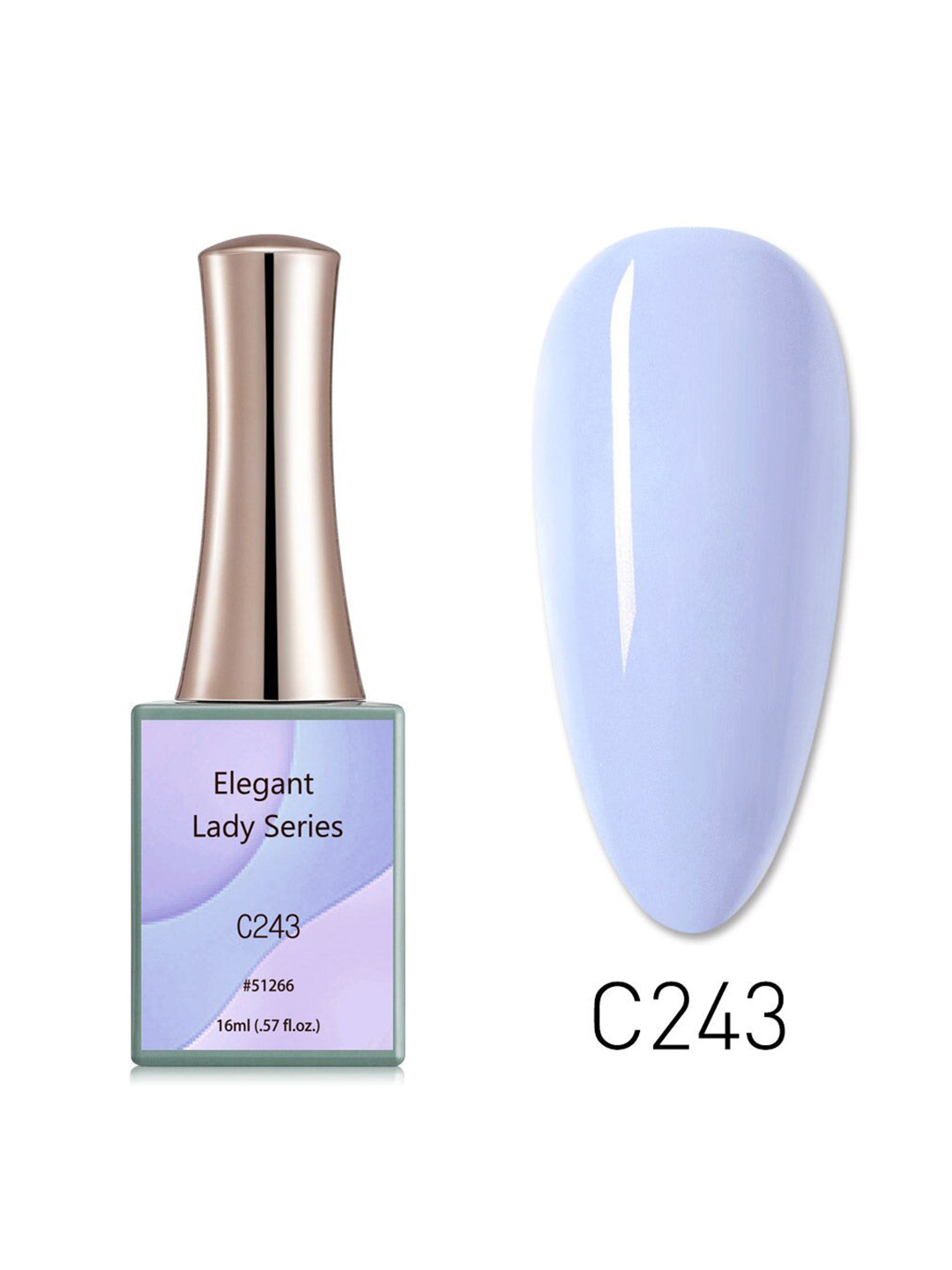CANNI Elegant Lady Series UV LED Gel Nail Polish - C243