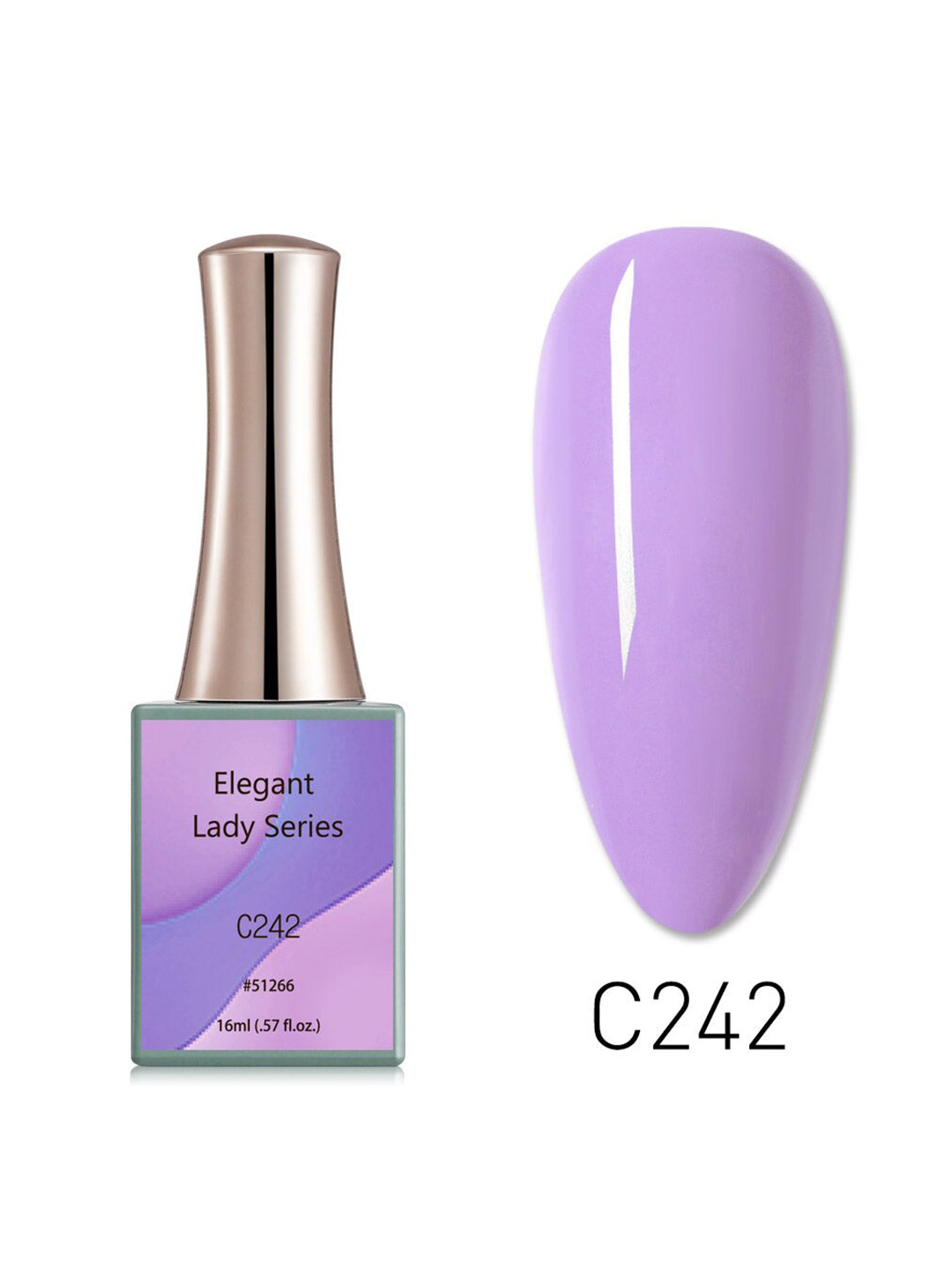 CANNI Elegant Lady Series UV LED Gel Nail Polish - C242