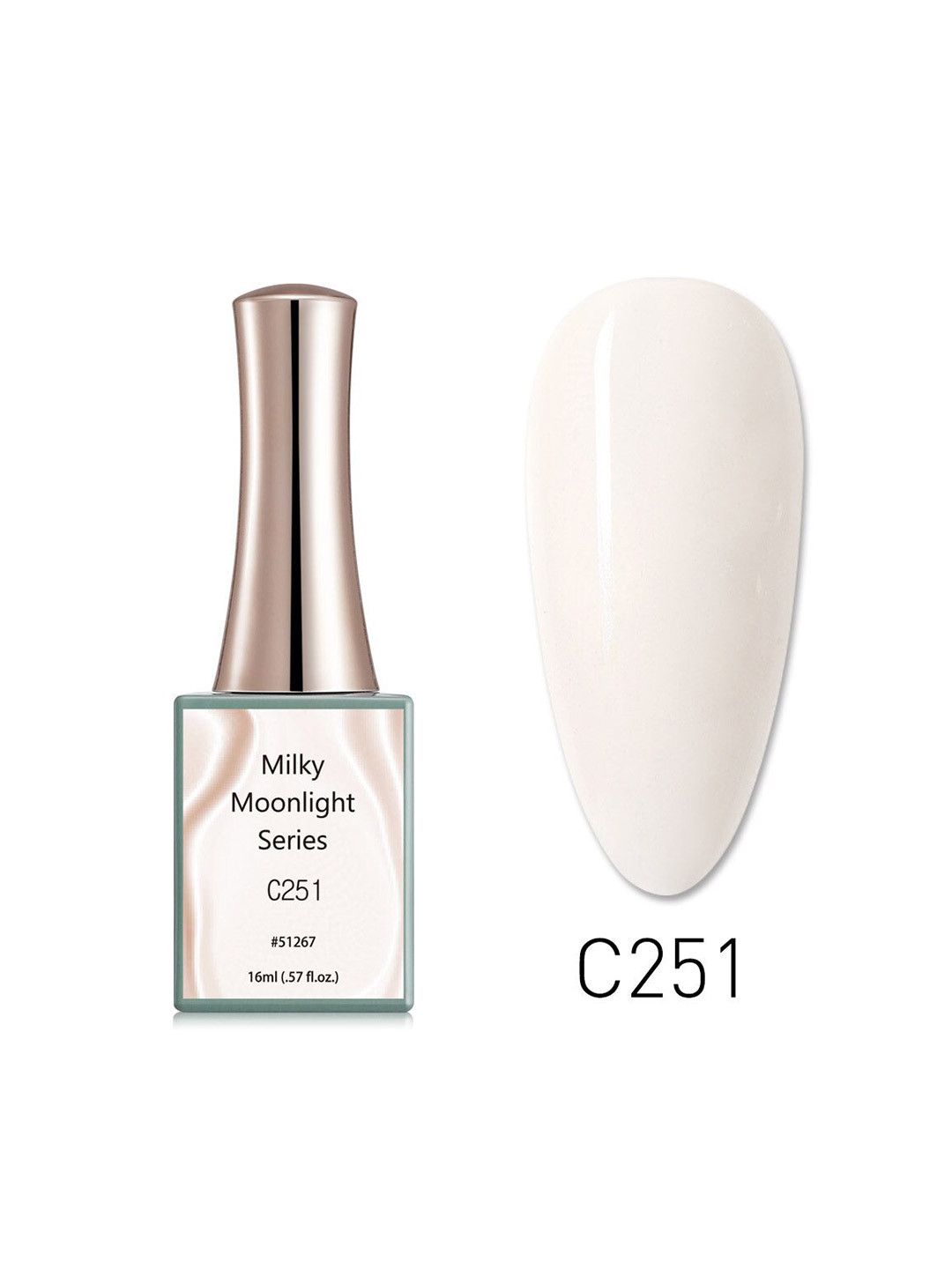 CANNI Milky Moonlight Series UV LED Gel Nail Polish - C251