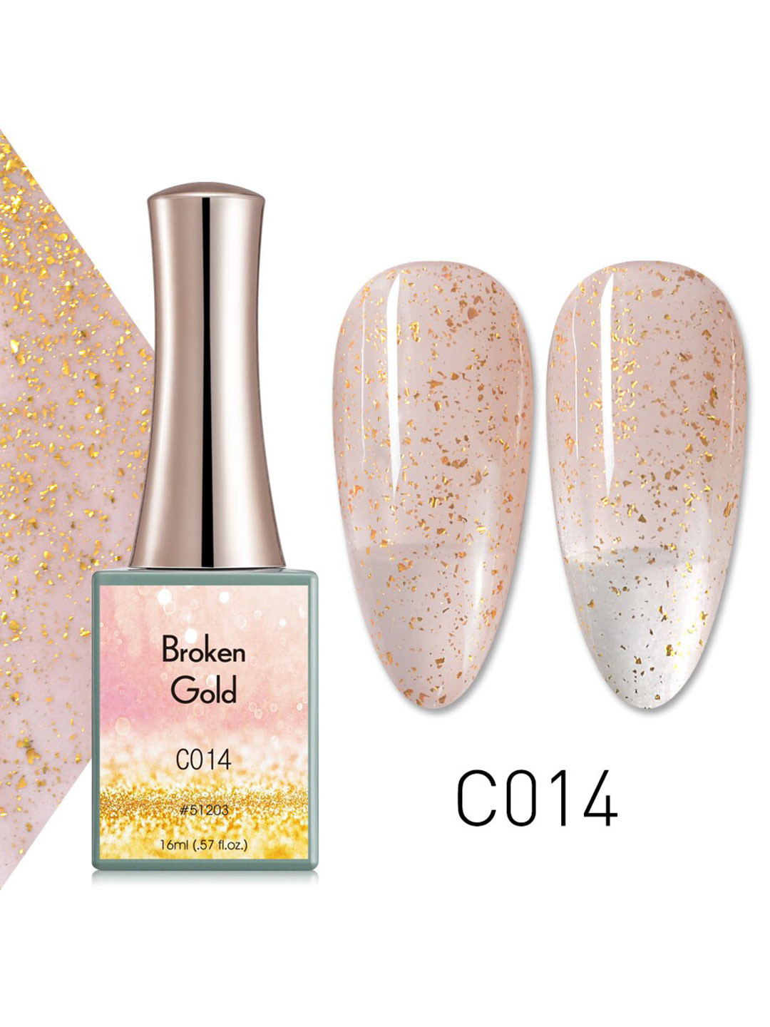CANNI Broken Gold Series Nail Gel Polish - C014 16 ml