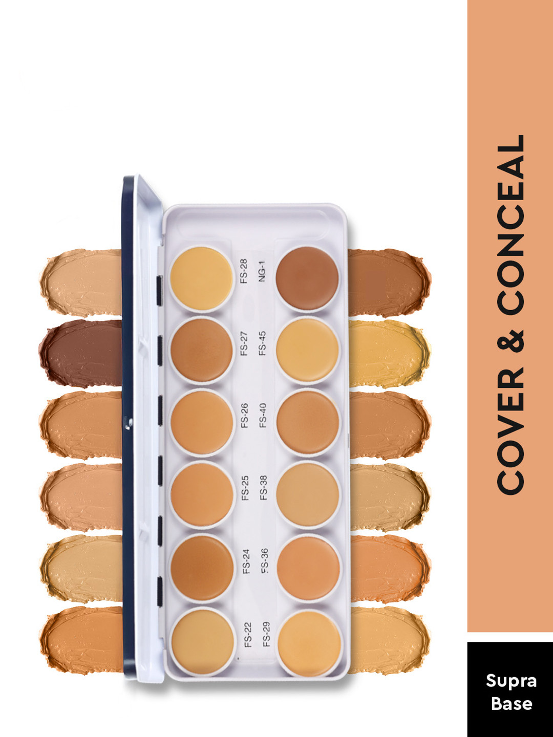 C2P PROFESSIONAL MAKEUP Cover & Conceal Supraemeshield Base Palette