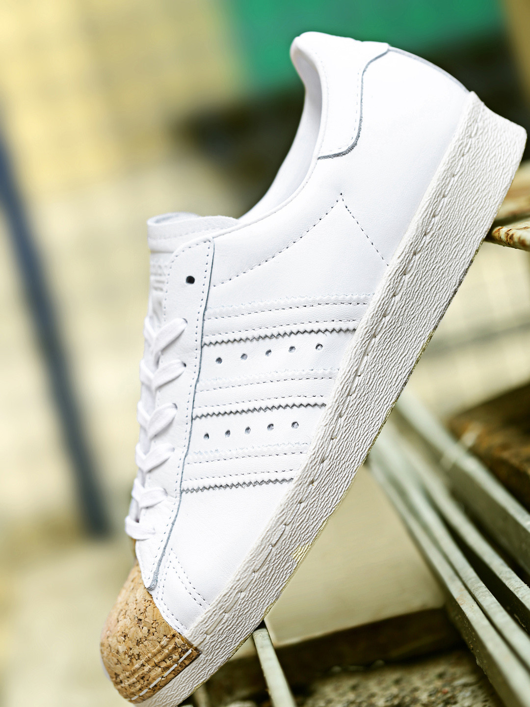 Myntra Originals Superstar 80s Comfort Trainers In White ADIDAS