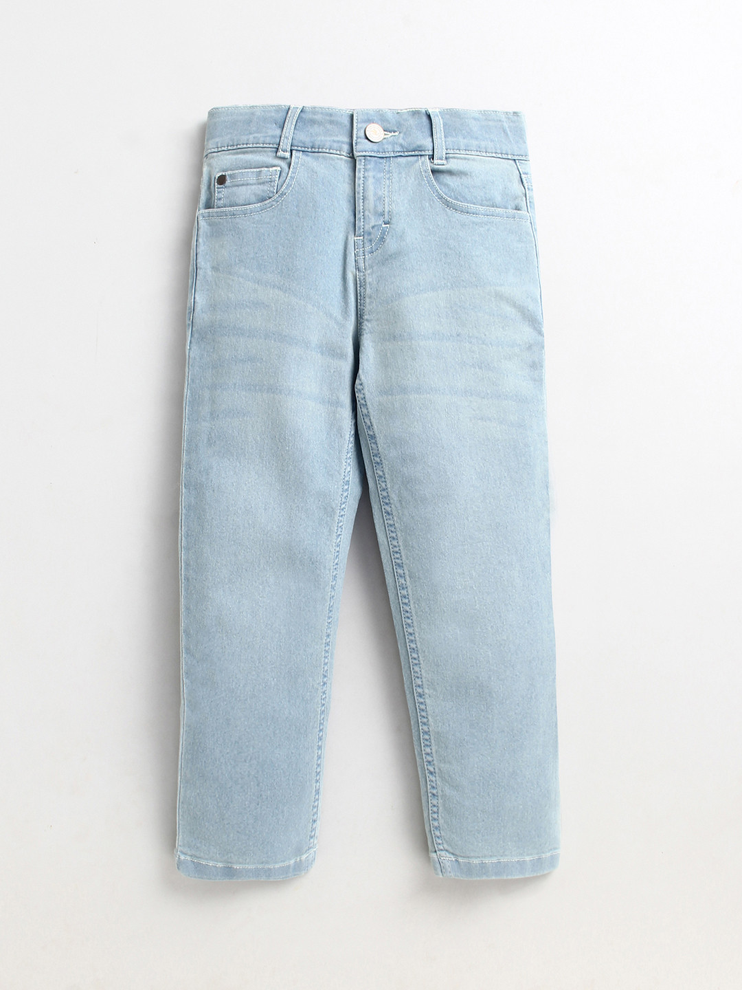 Cherry Crumble Boys Blue Light Fade Regular Fit Jeans