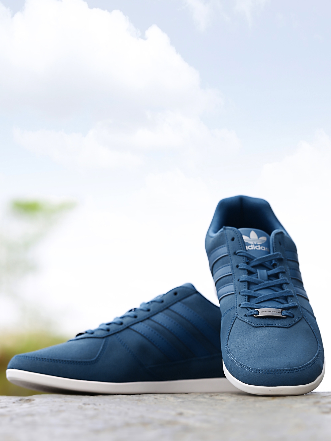 Buy Originals Men Blue PORSCHE 360 Suede Sneakers - Shoes for Men 1775011 | Myntra