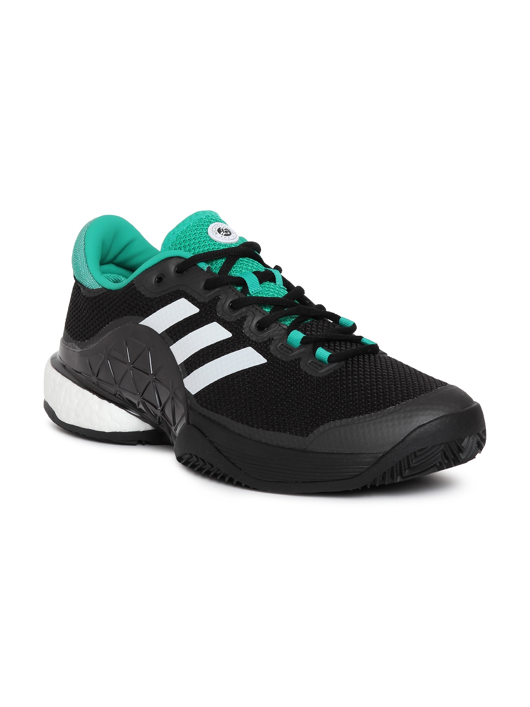 ADIDAS Men Black Barricade 2017 Boost Clay Tennis Shoes