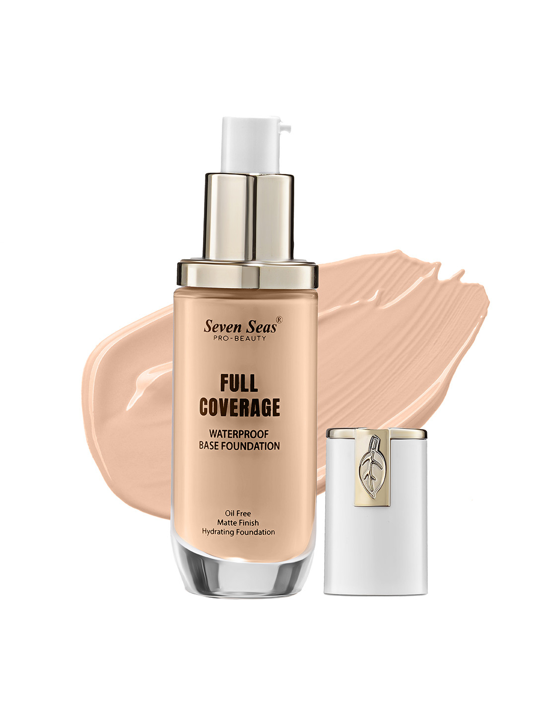 Seven Seas Full Coverage Waterproof Matte Finish Base Foundation - Skin