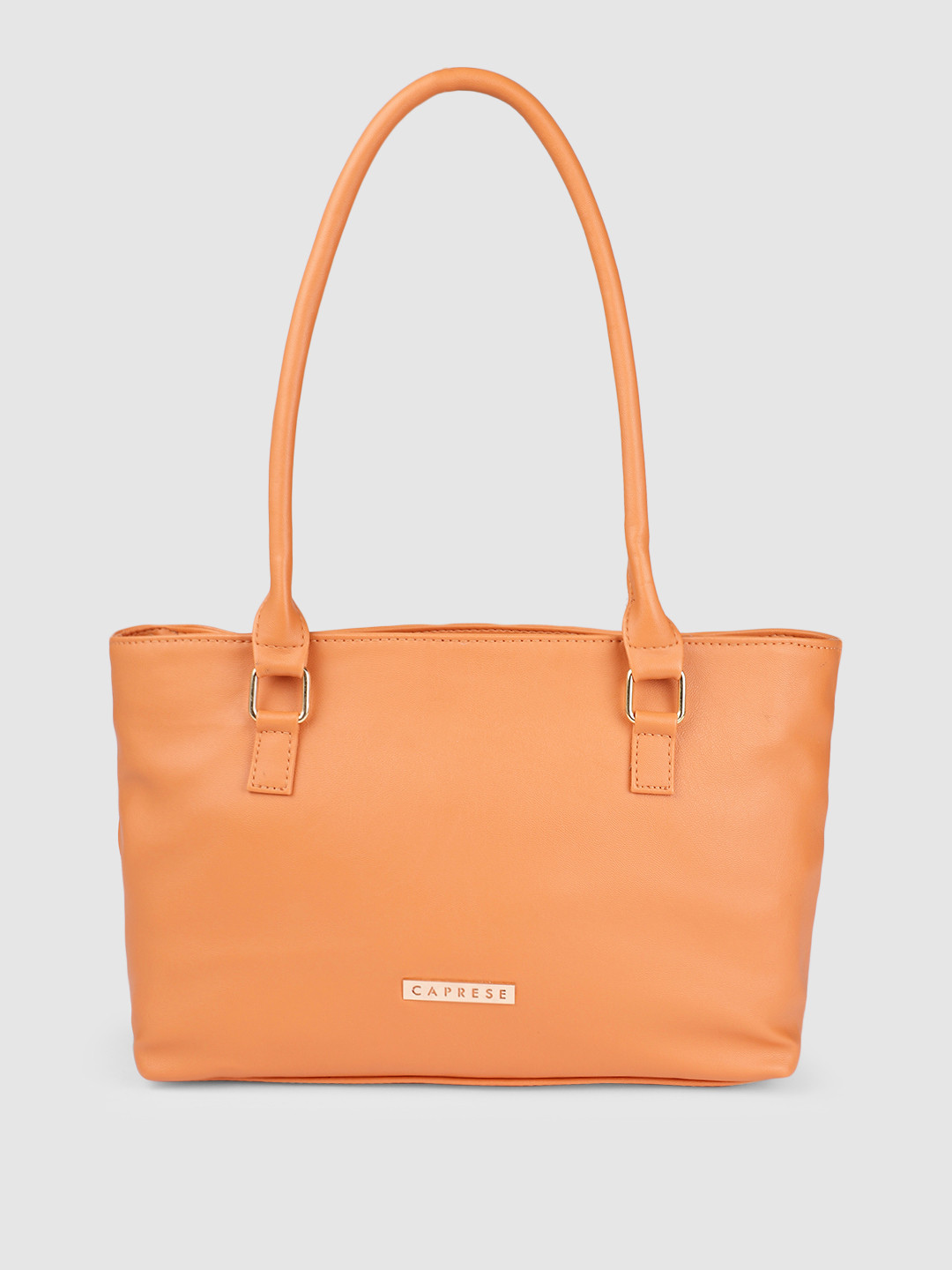 Caprese Autumn Women Orange Medium Tote Bag