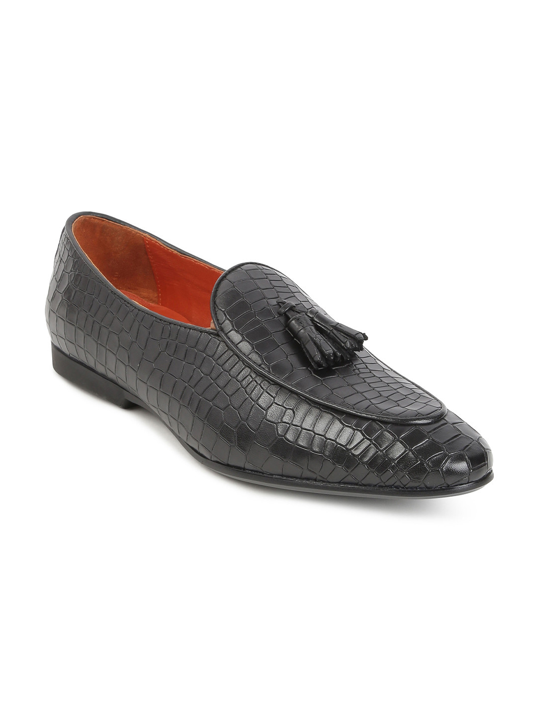 GABICCI Men Slip On Textured Leather Formal Shoes
