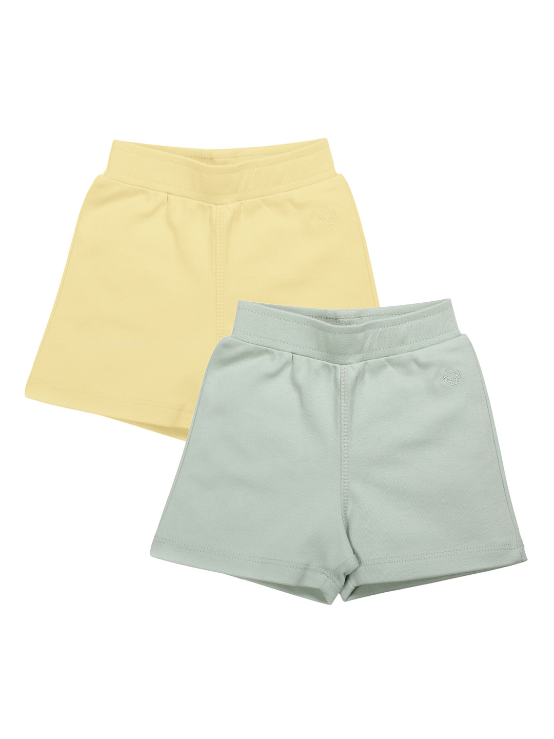 My Milestones Boys Yellow Low-Rise Shorts