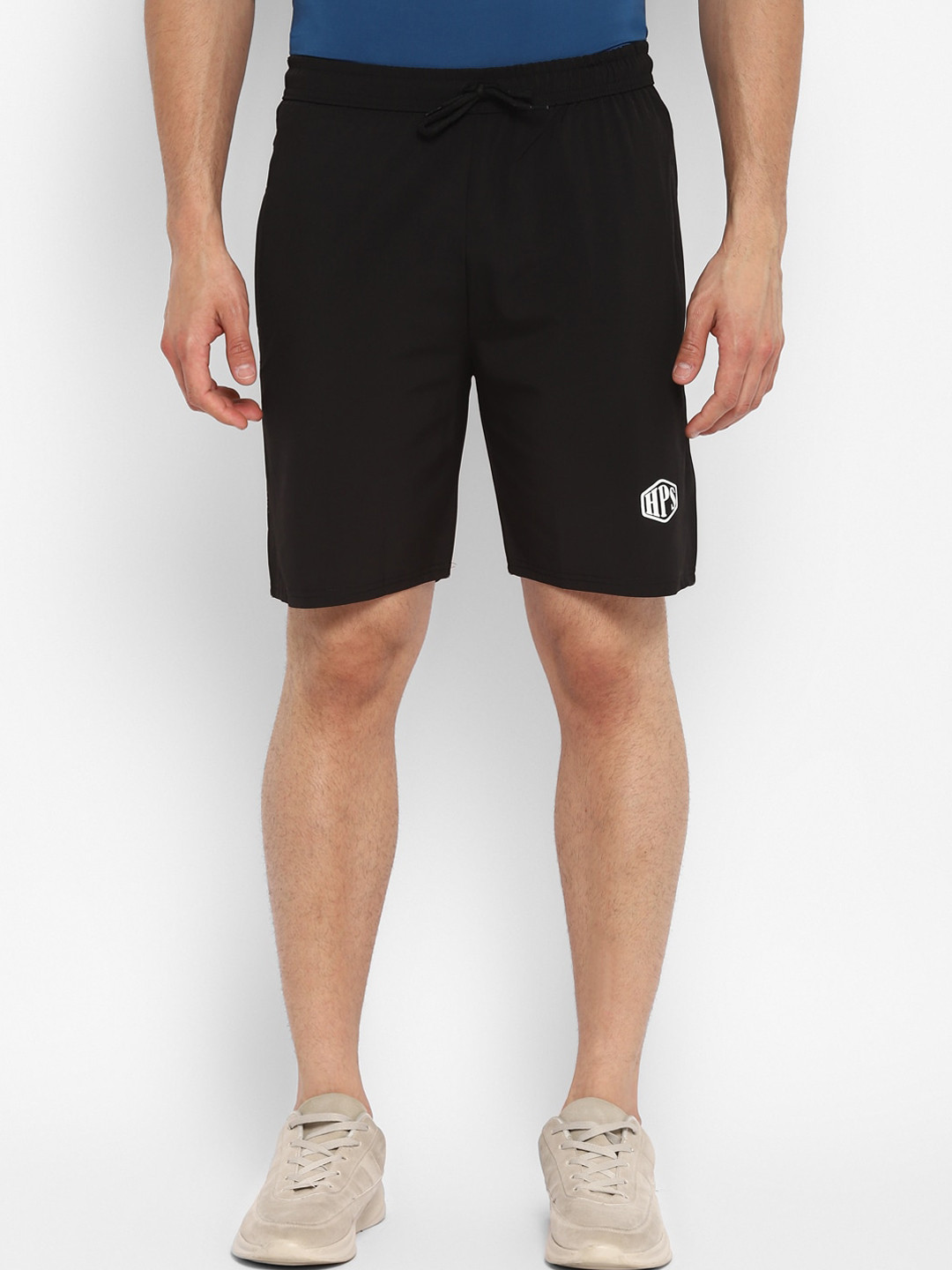 HPS Sports Men Black Running Sports Shorts