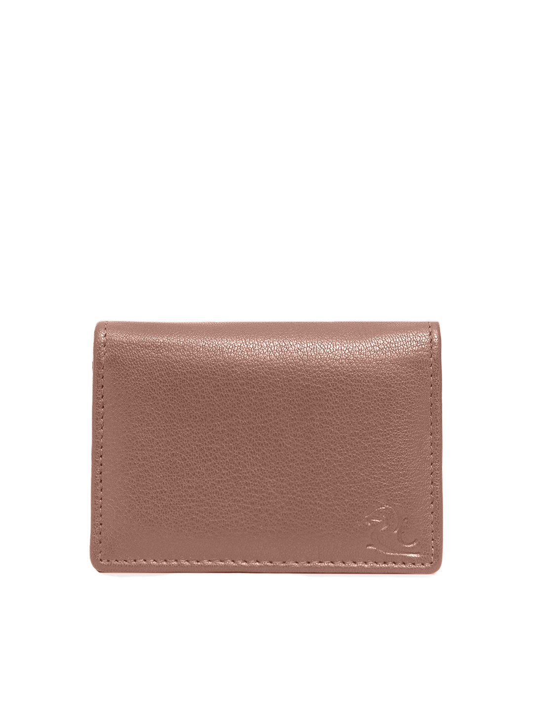 Kara Unisex Tan Leather Card Holder