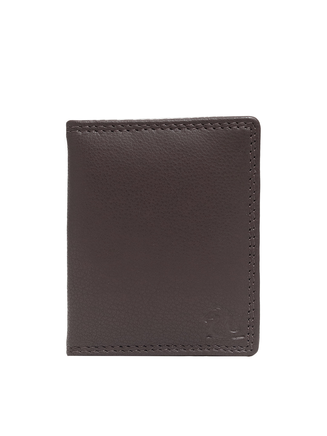 Kara Men Brown Leather Bifold Card Holder