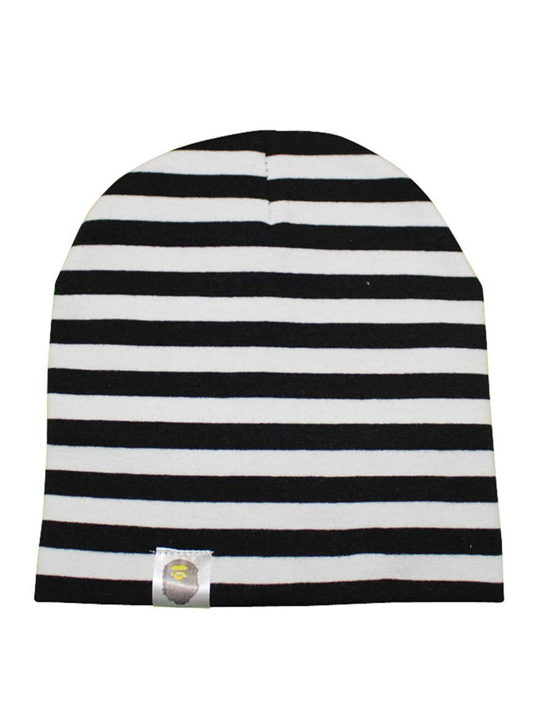 SYGA Kids Black & White Striped Beanie