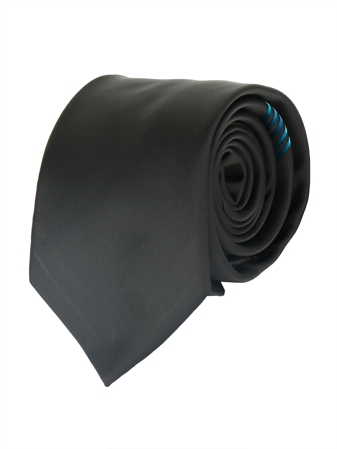 Alvaro Castagnino Men Black & Teal Broad Tie