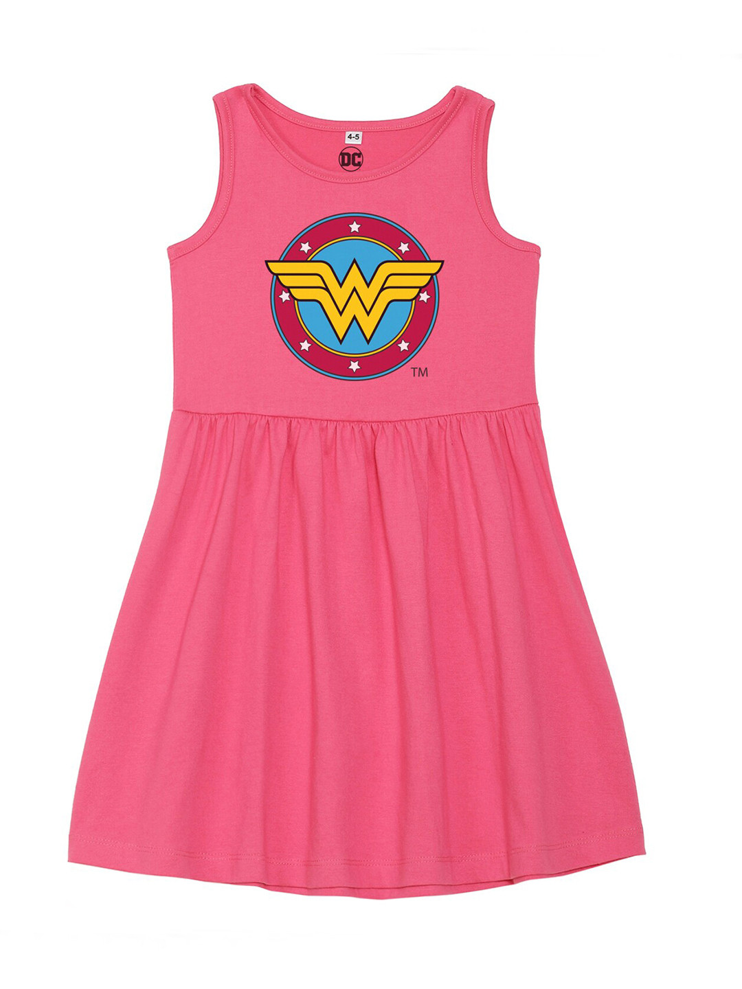 DC by Wear Your Mind Girls Pink Fit & Flare Dress