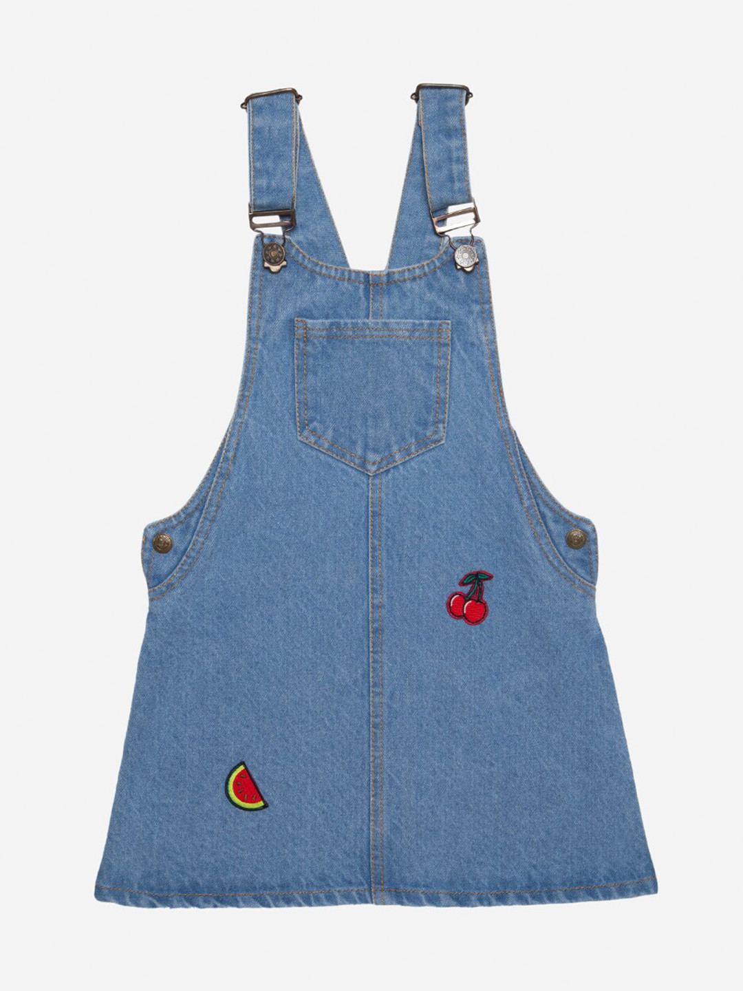 Jungleebilli Blue Denim Pinafore Dress