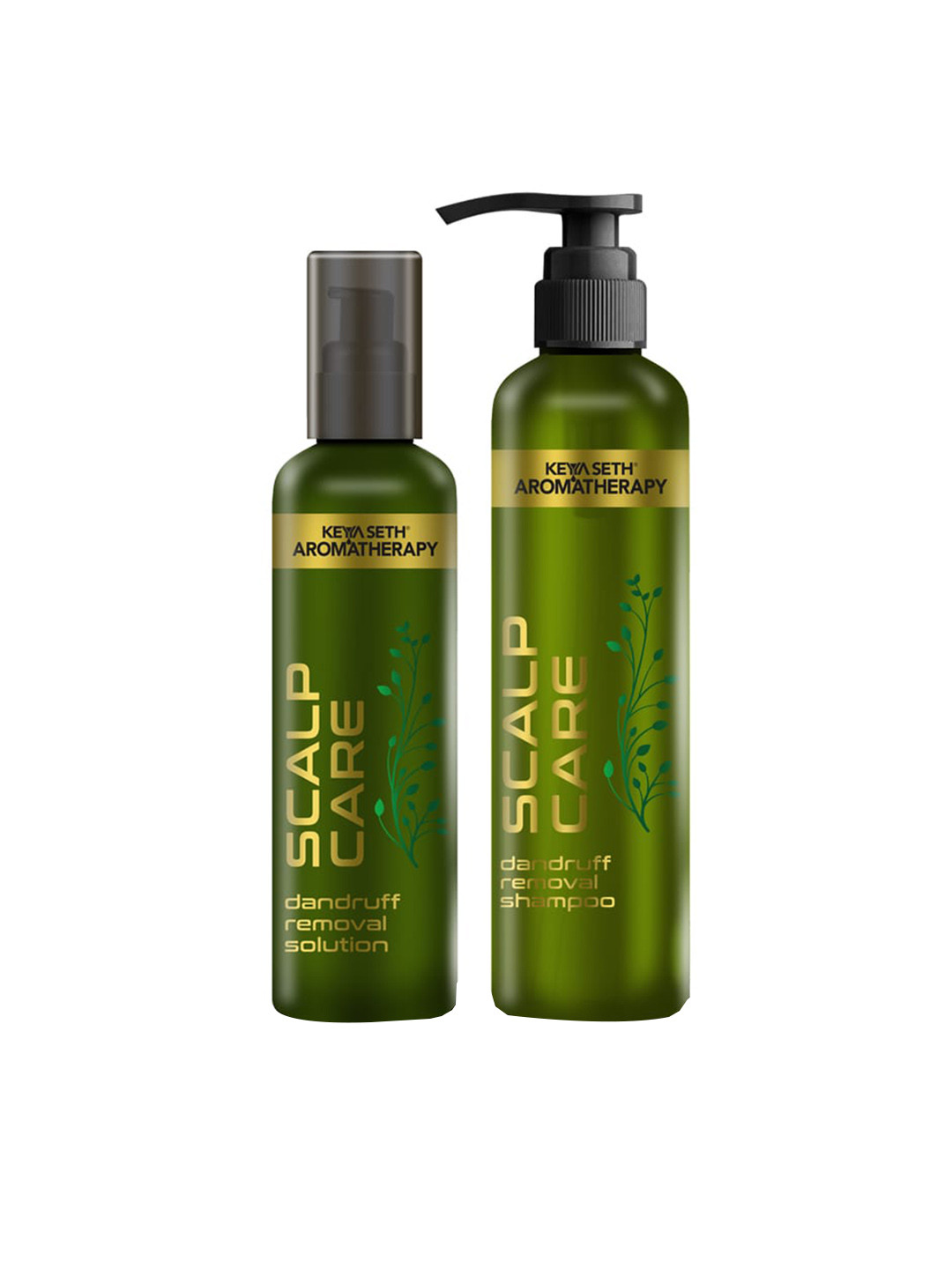 KEYA SETH AROMATHERAPY  Scalp Care Dandruff Removal Treatment Kit with Tea Tree & Lemon Essential Oil