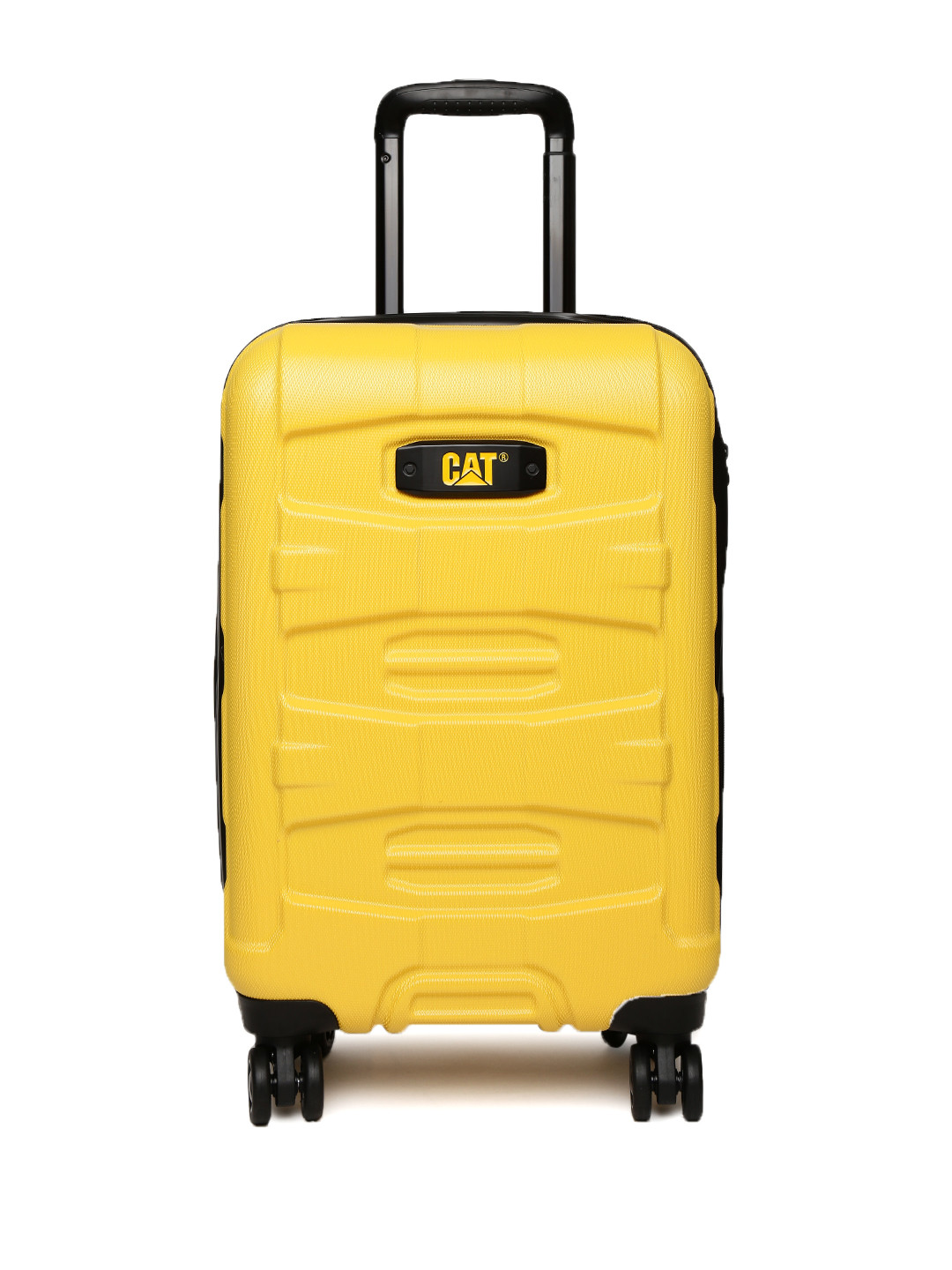 Buy CAT Unisex Yellow Tank Small Trolley Suitcase Trolley Bag for