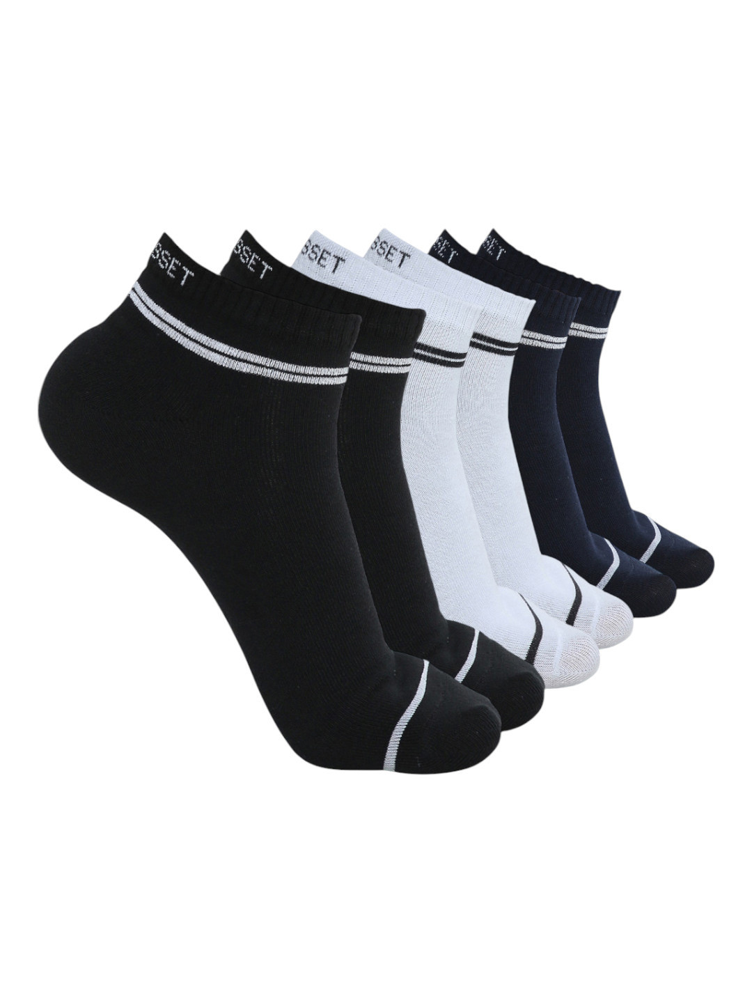 CRUSSET Men Pack of 6  Ankle-Length Socks