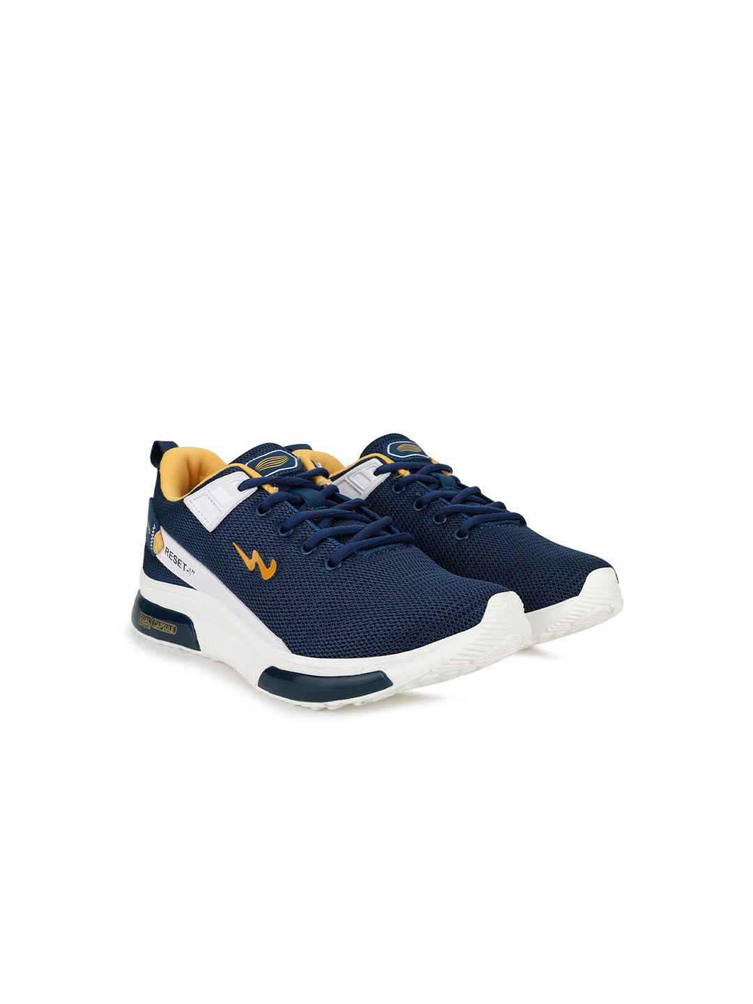 Campus Kids Blue Mesh Running Shoes