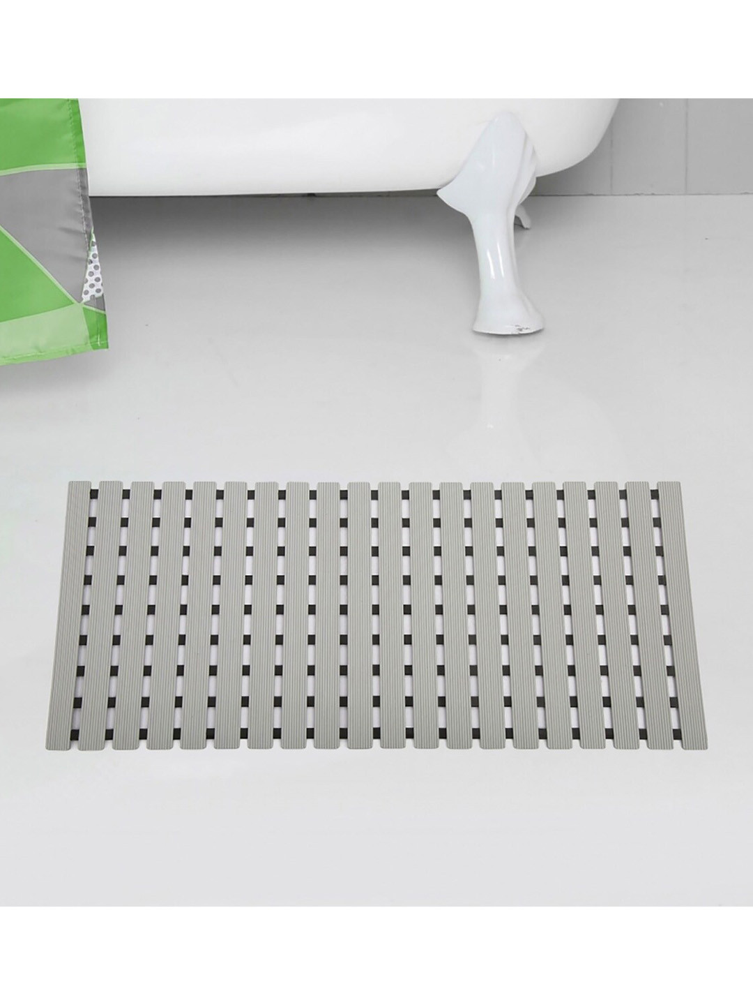 Home Centre Grey Shower Floor Mat