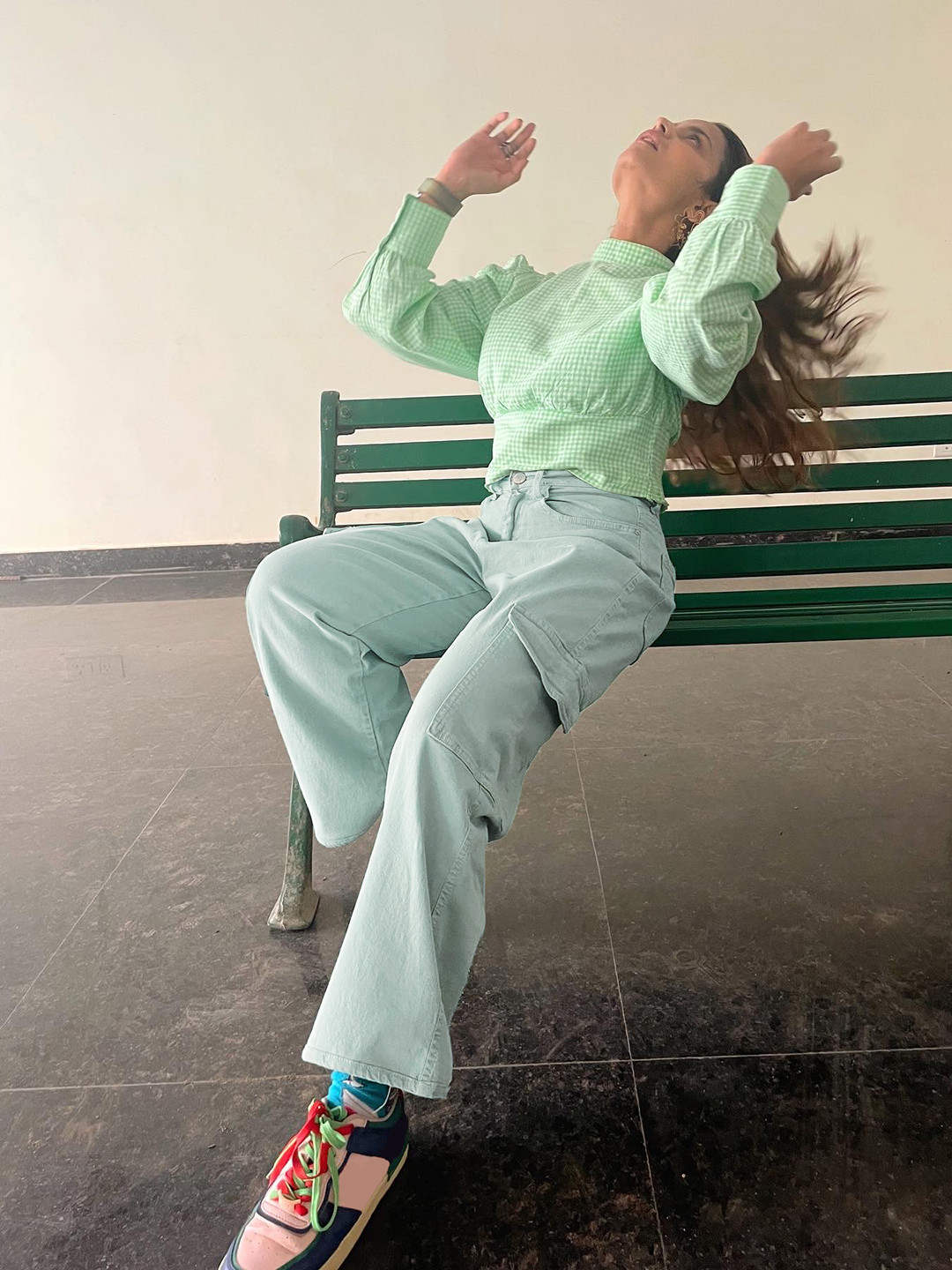 Tokyo Talkies Women Green Solid Jeans