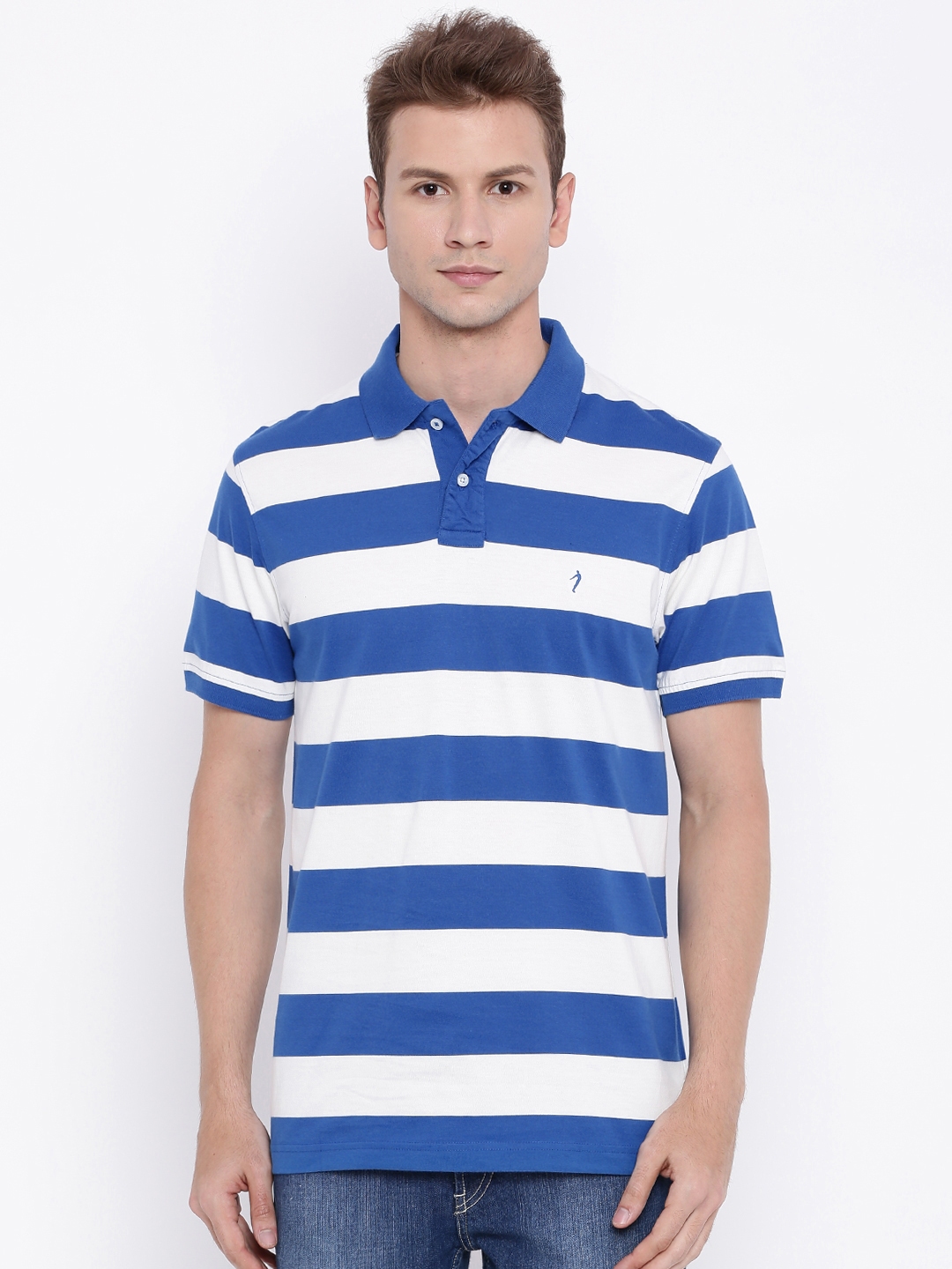 blue striped t shirt mens